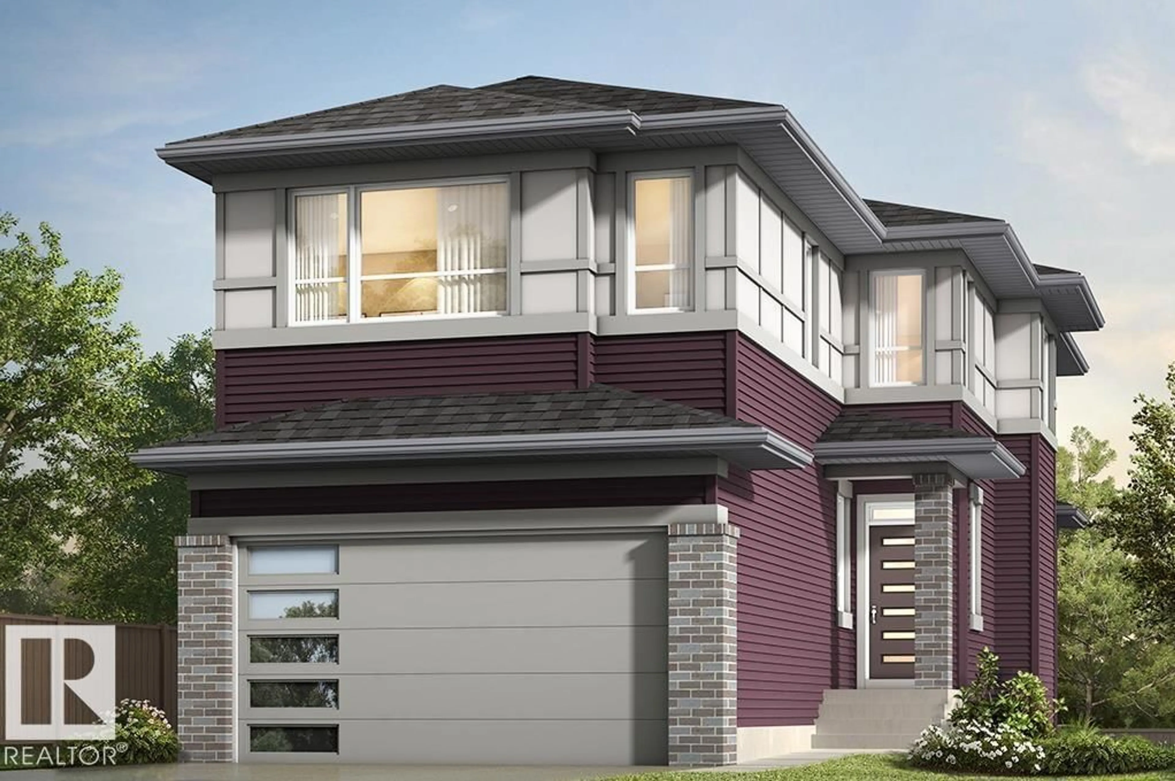 Home with brick exterior material, street for NW - 2103 211 ST, Edmonton Alberta T6M3P6