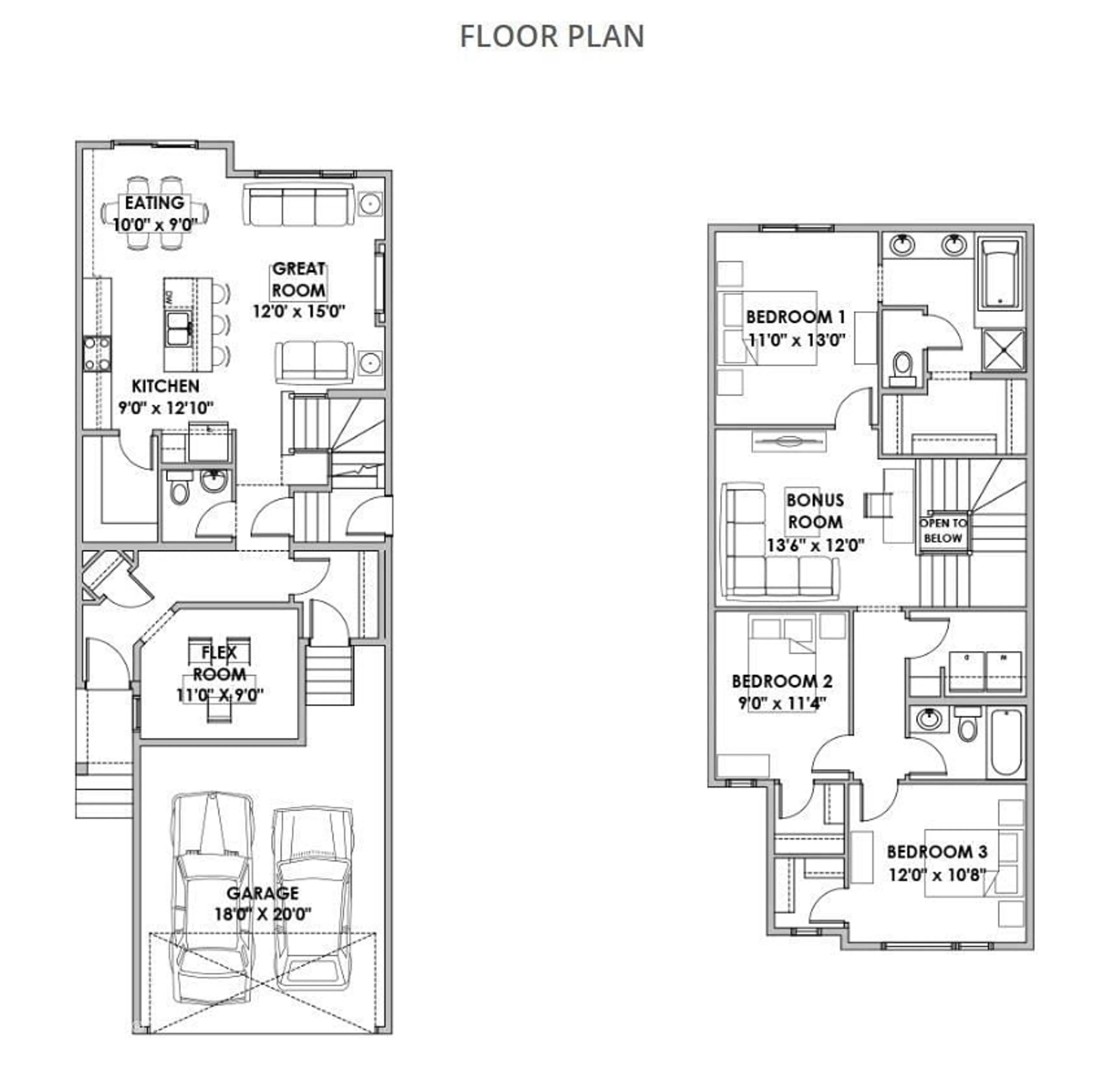 Floor plan for NW - 2103 211 ST, Edmonton Alberta T6M3P6