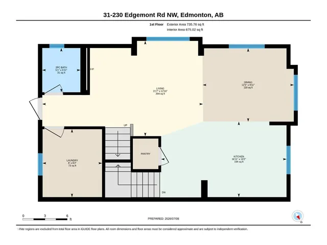 #31 - 230 EDGEMONT RD, Edmonton 3