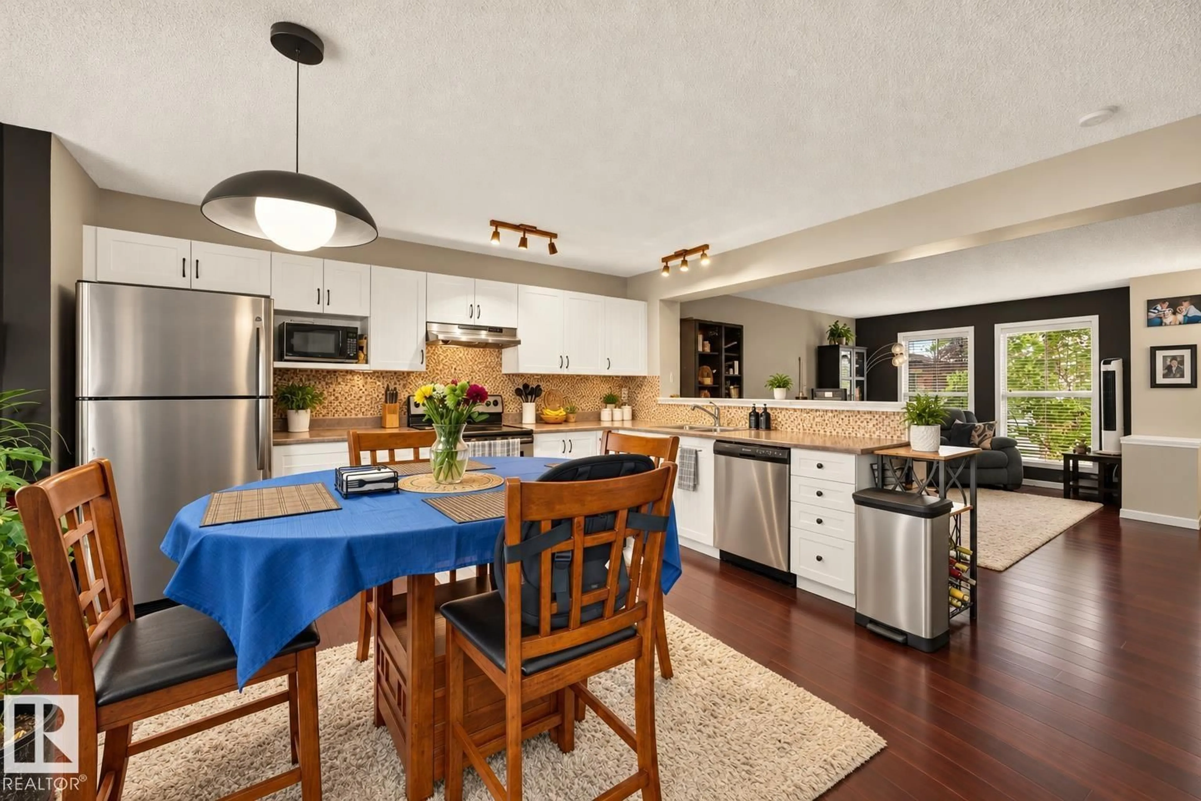 Open concept kitchen, unknown for NW - 5608 202 ST, Edmonton Alberta T6M0B3