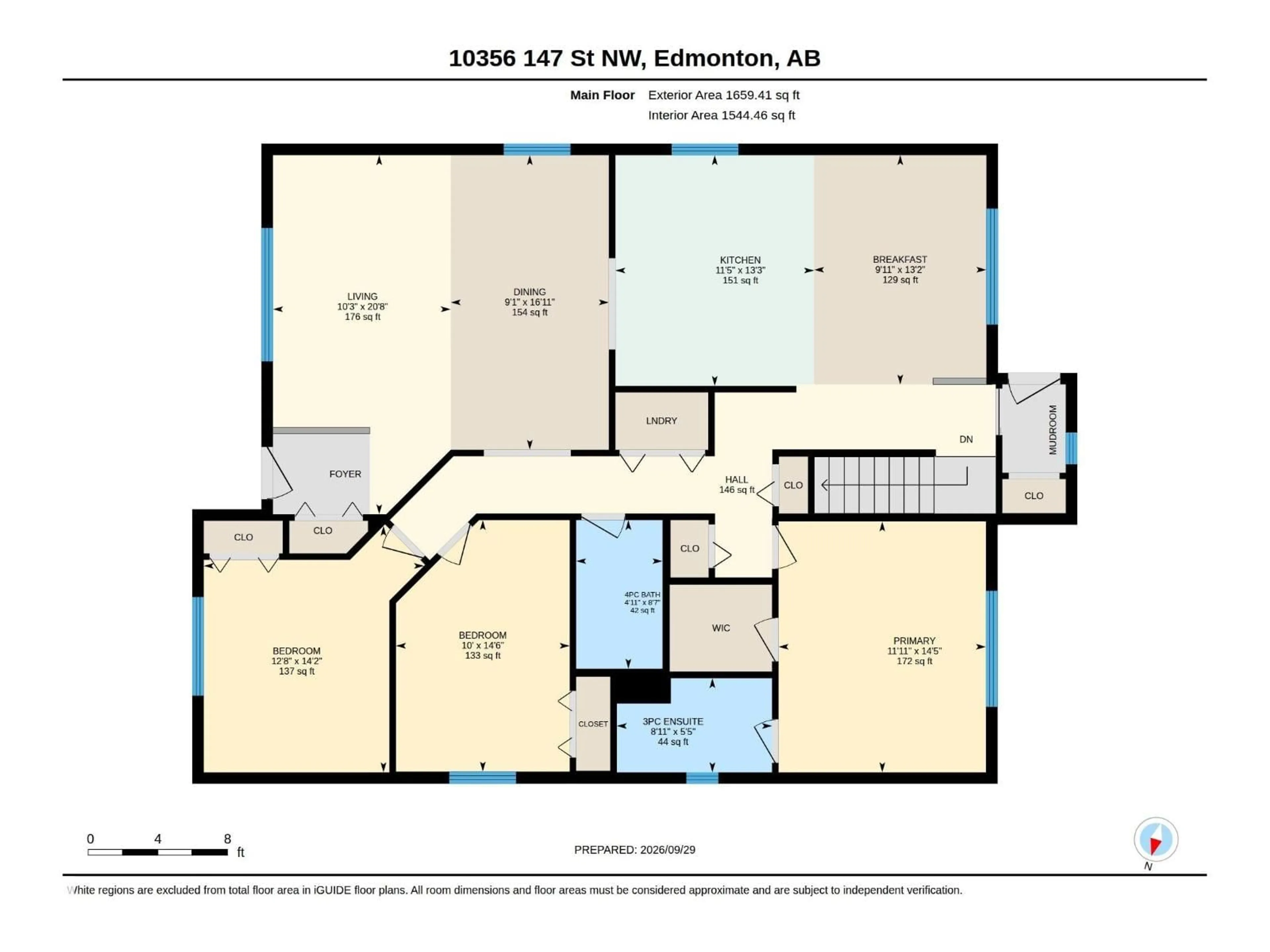 Floor plan for 10356 147 ST, Edmonton Alberta T5N3C3