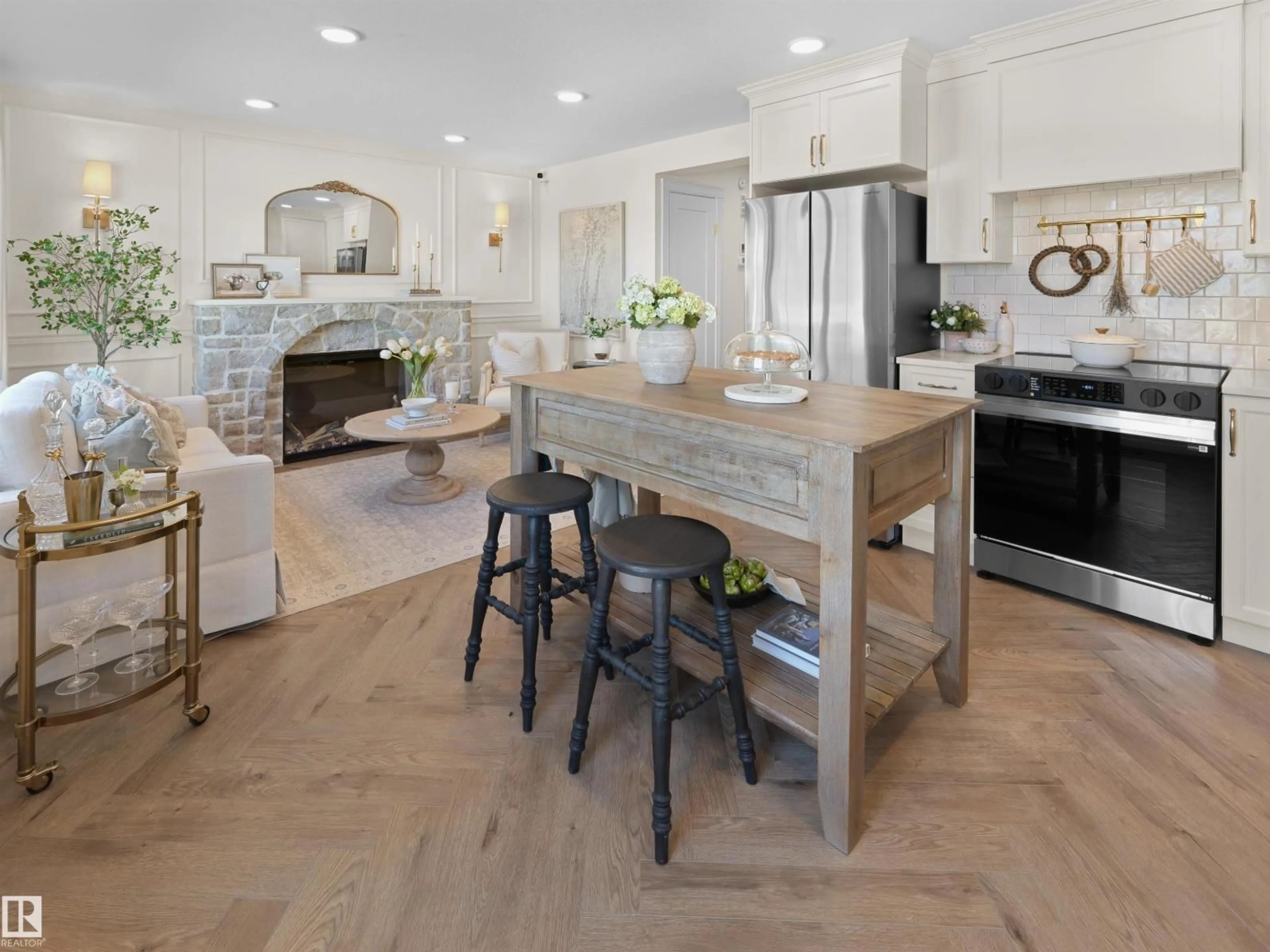 Open concept kitchen, unknown for 32 17319 5 ST NE, Edmonton Alberta T5Y4G2
