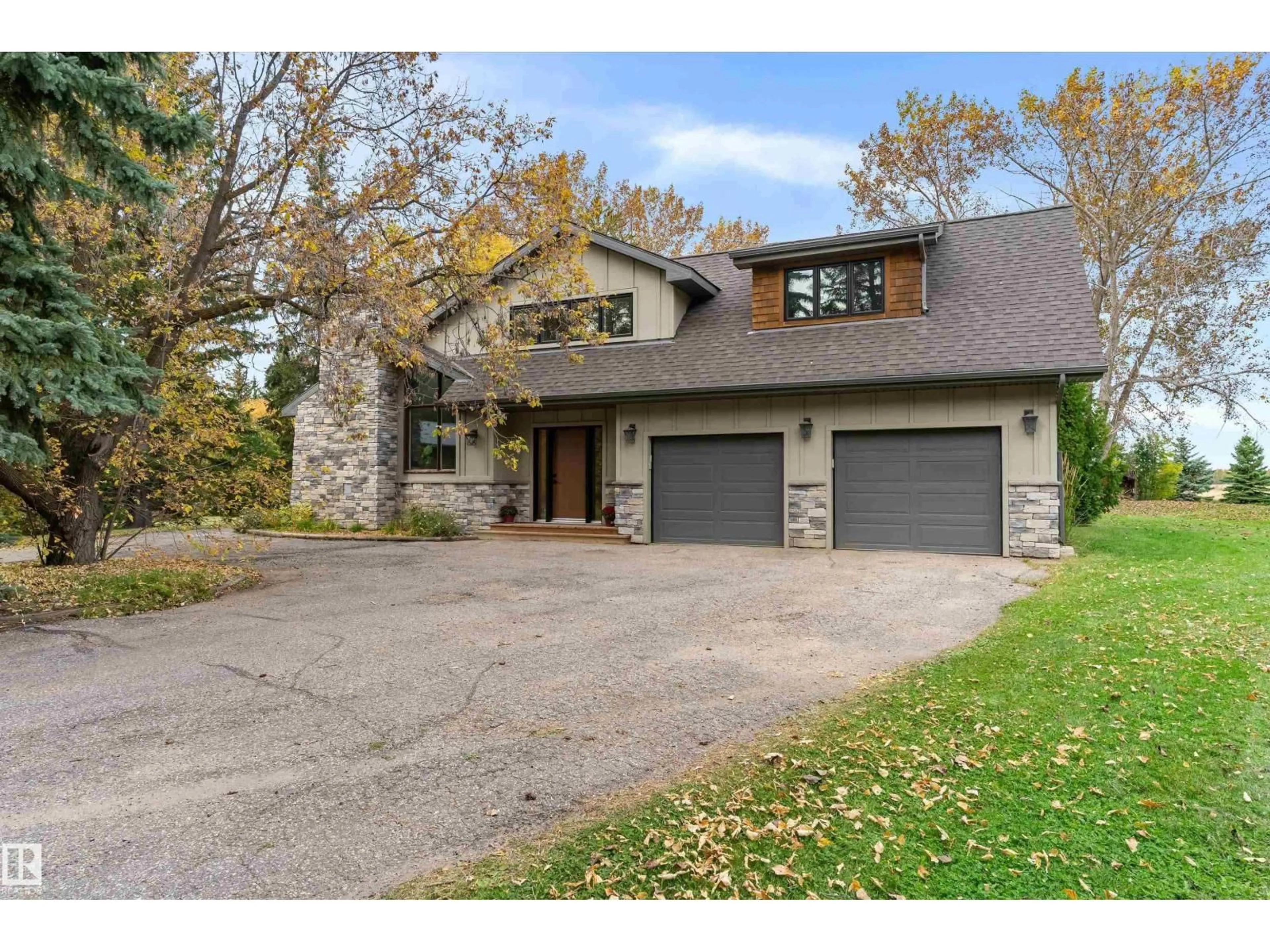 Home with brick exterior material, street for #14 - 52224 RGE ROAD 275, Rural Parkland County Alberta T7Y2V7