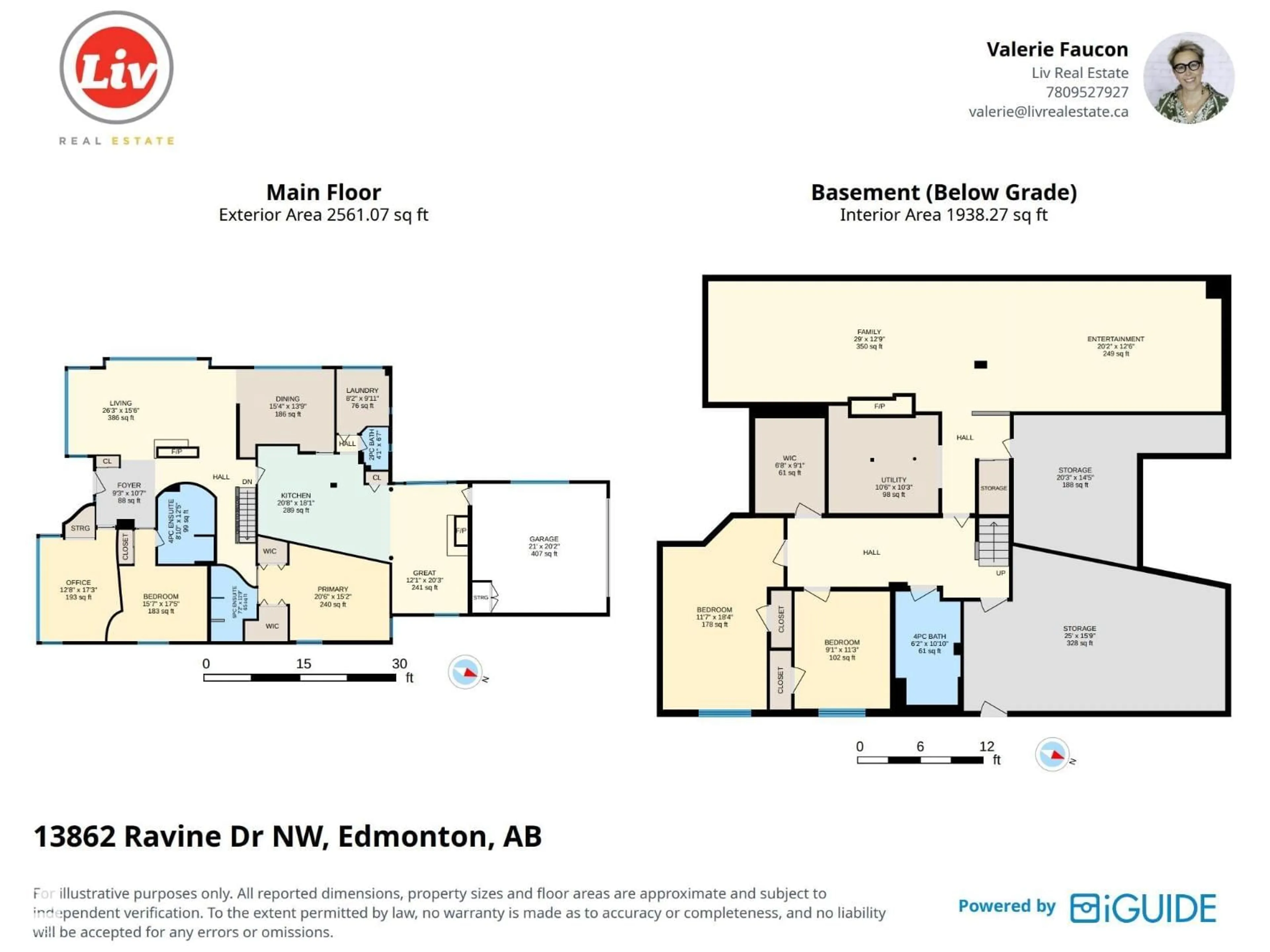 Floor plan for 13862 RAVINE DR, Edmonton Alberta T5N3M1