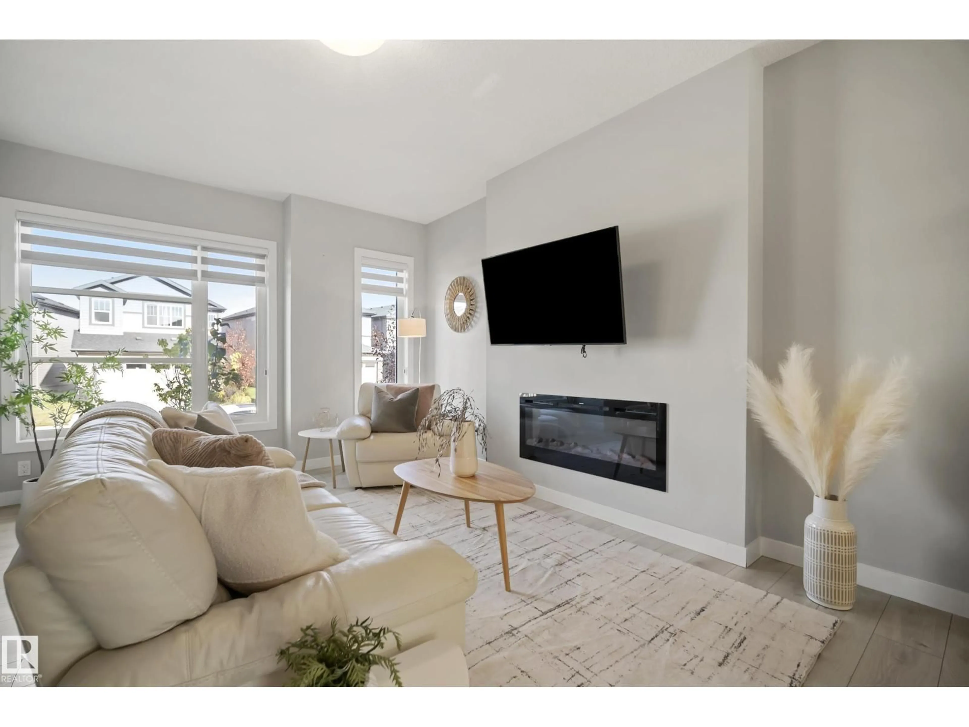 Living room with furniture, unknown for SW - 7437 CREIGHTON PL, Edmonton Alberta T6W3Z2