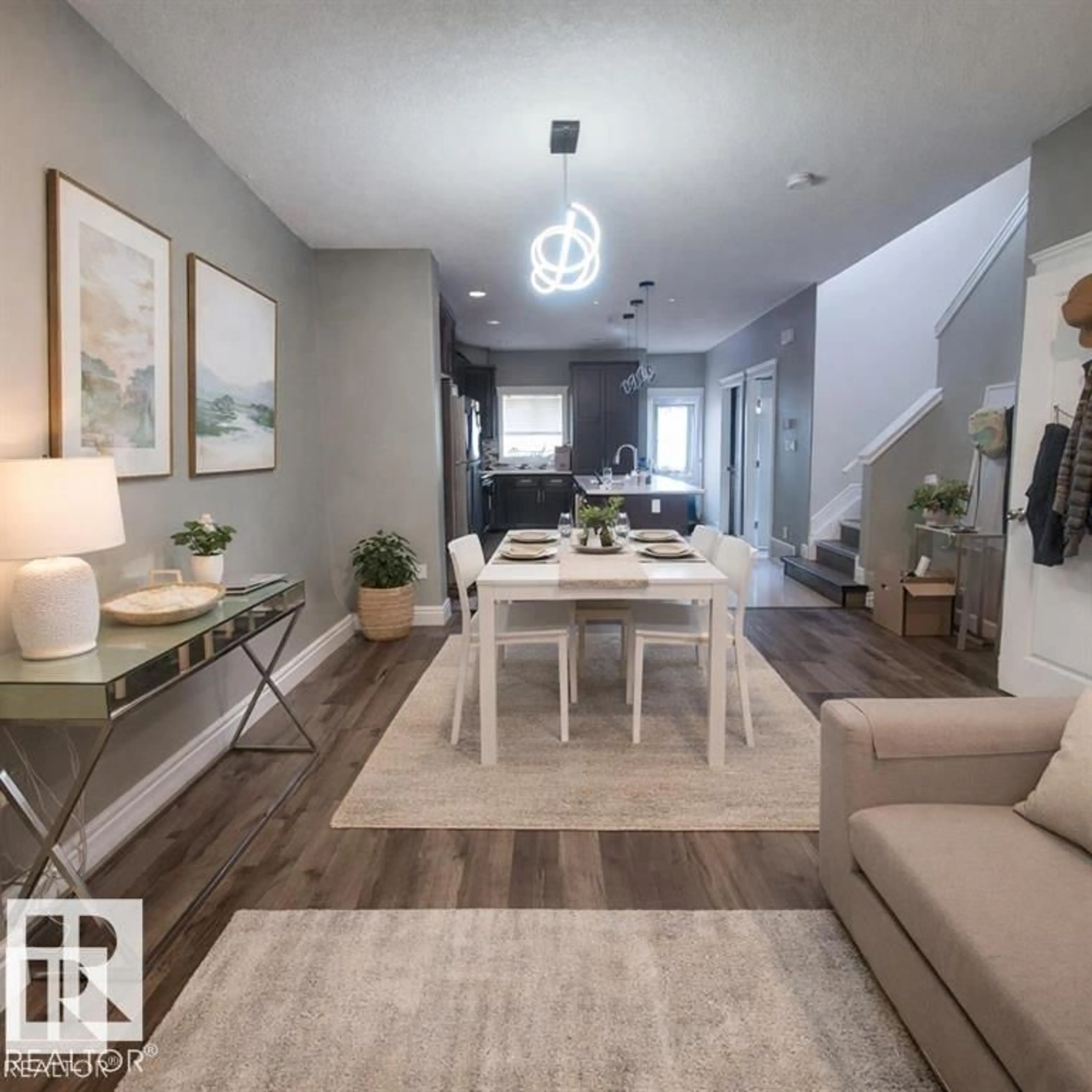Living room with furniture, unknown for NW - 11903 37 ST, Edmonton Alberta T5W2B9