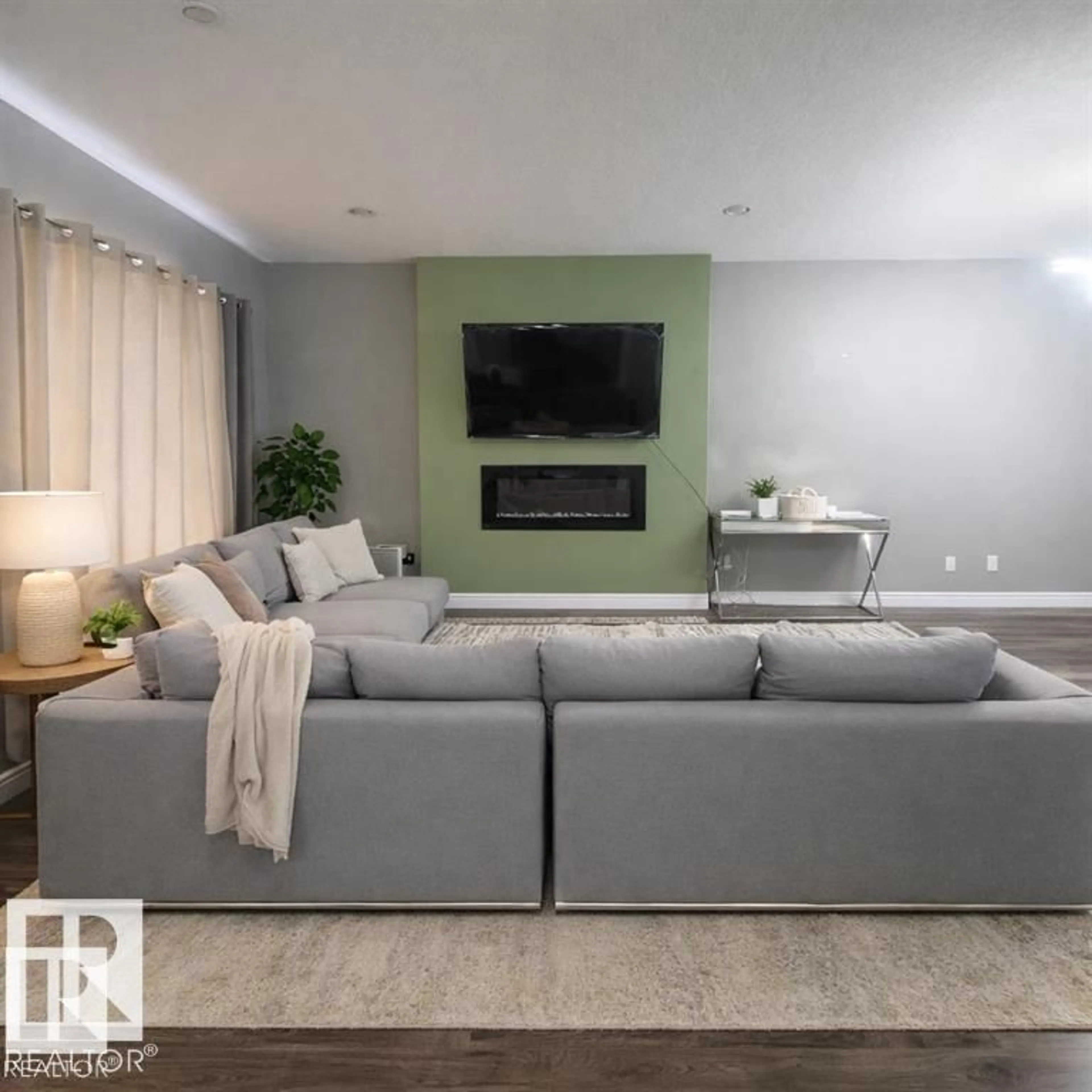Living room with furniture, unknown for NW - 11903 37 ST, Edmonton Alberta T5W2B9