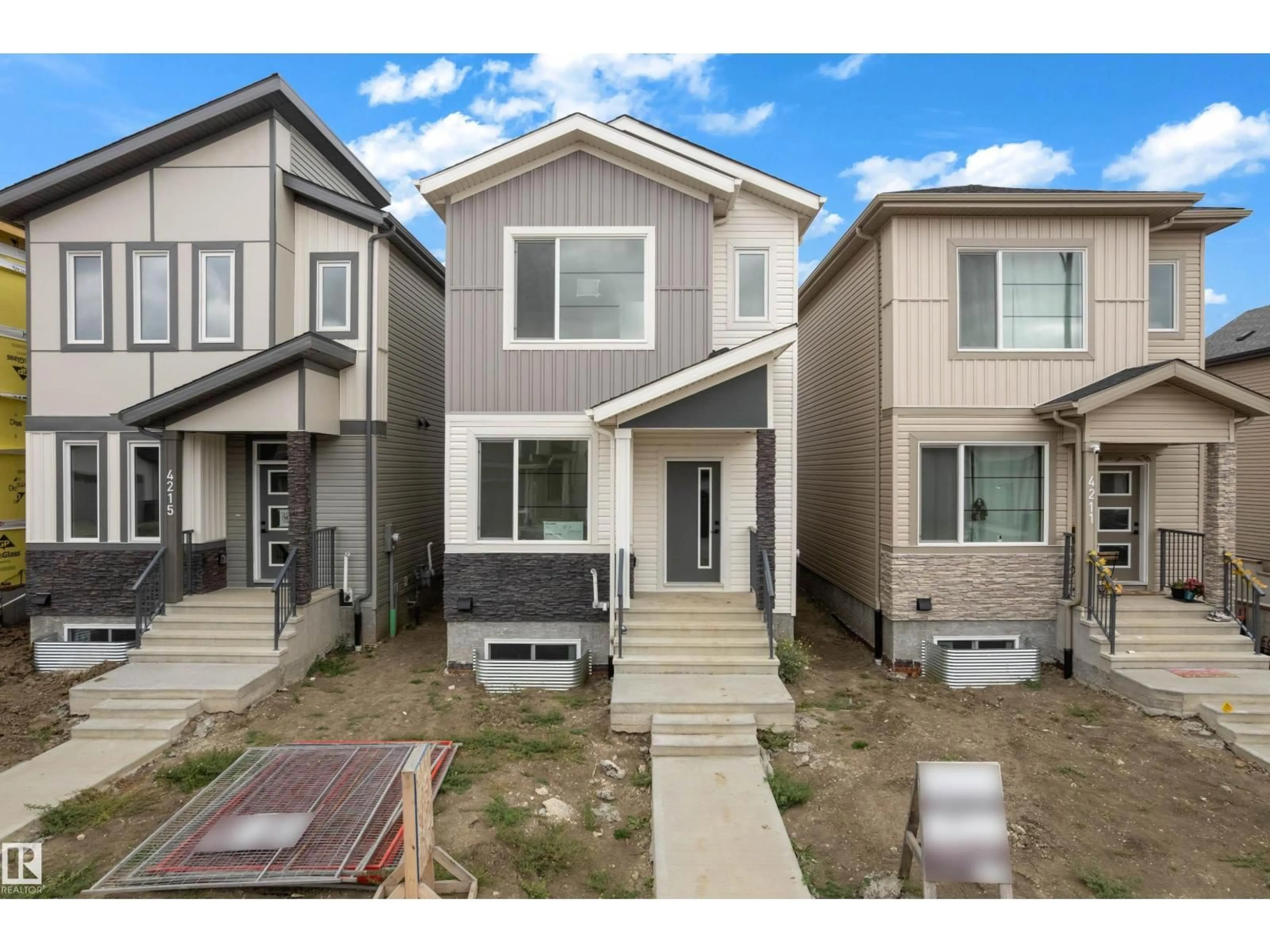 Home with vinyl exterior material, street for 4213 63 ST, Beaumont Alberta T4X3E9