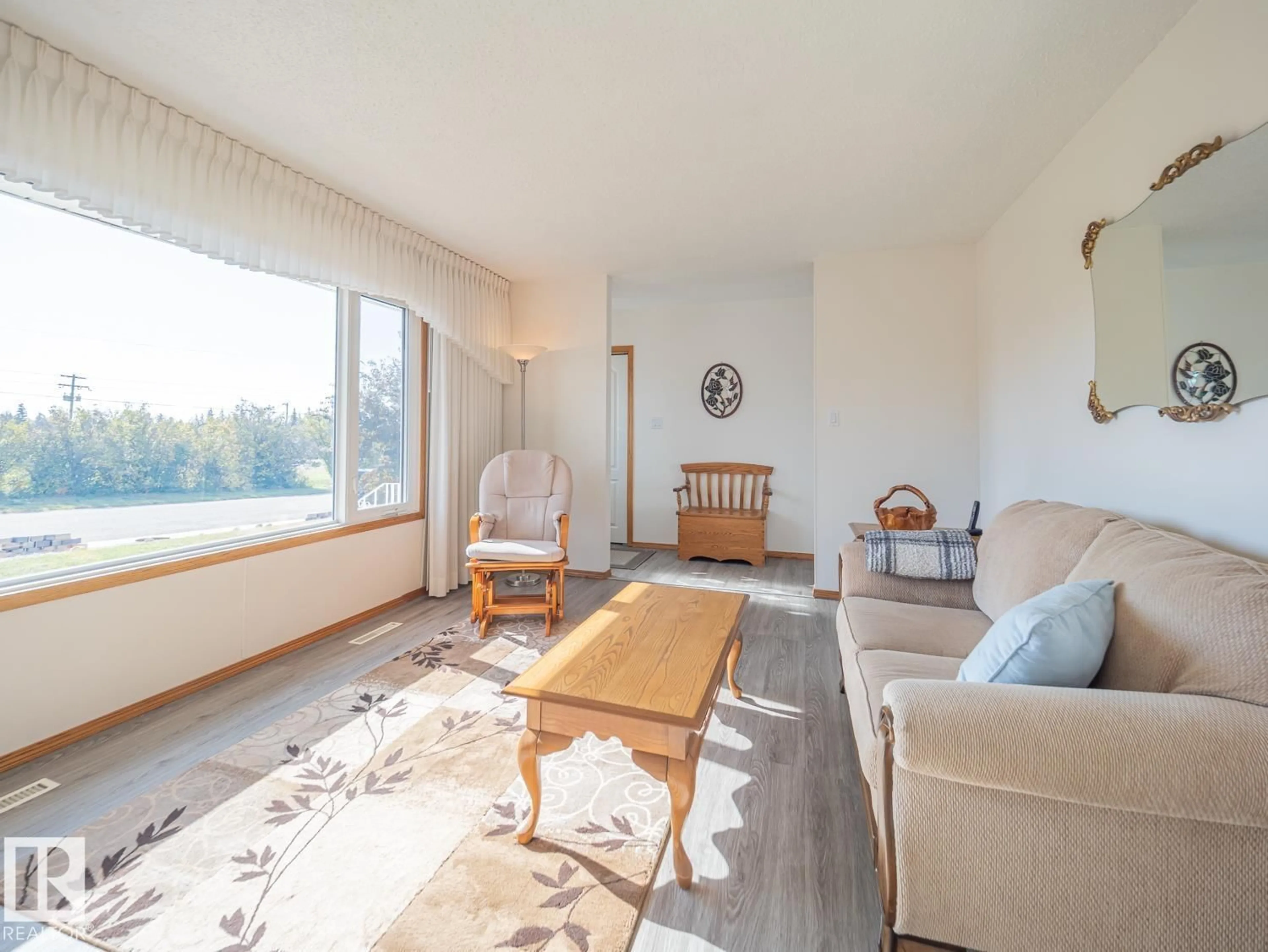 Living room with furniture, unknown for 5320 54 ST, Bashaw Alberta T0B0H0