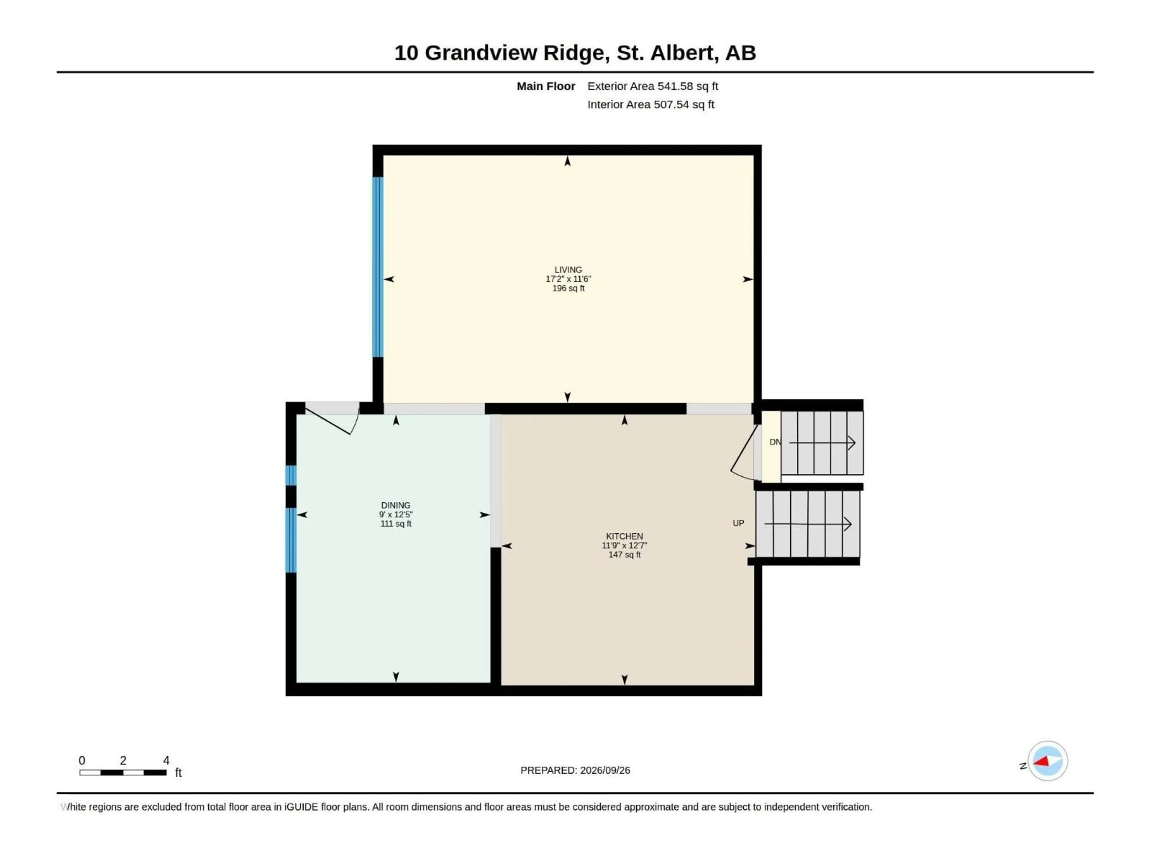 Floor plan for 10 GRANDVIEW RG, St. Albert Alberta T8N1T3