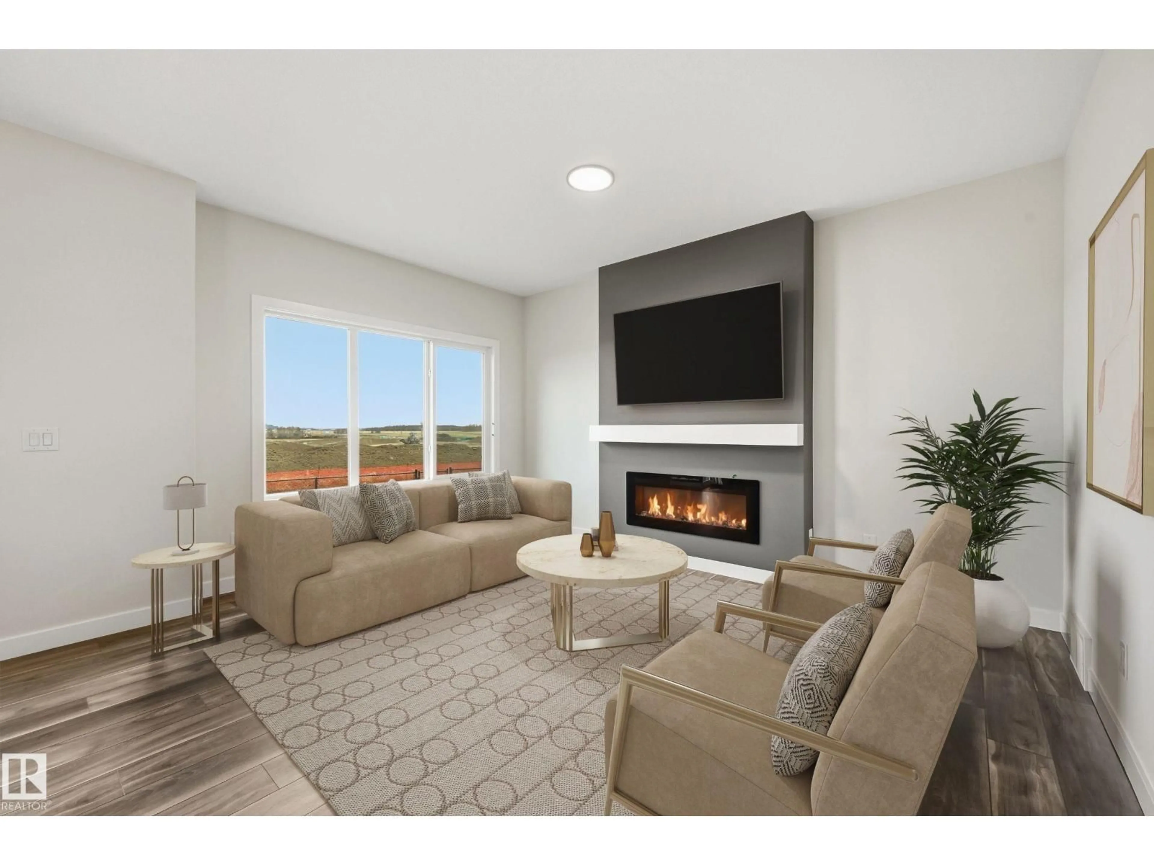 Living room with furniture, unknown for 276 LODGE POLE PL, Leduc Alberta T9E0K7
