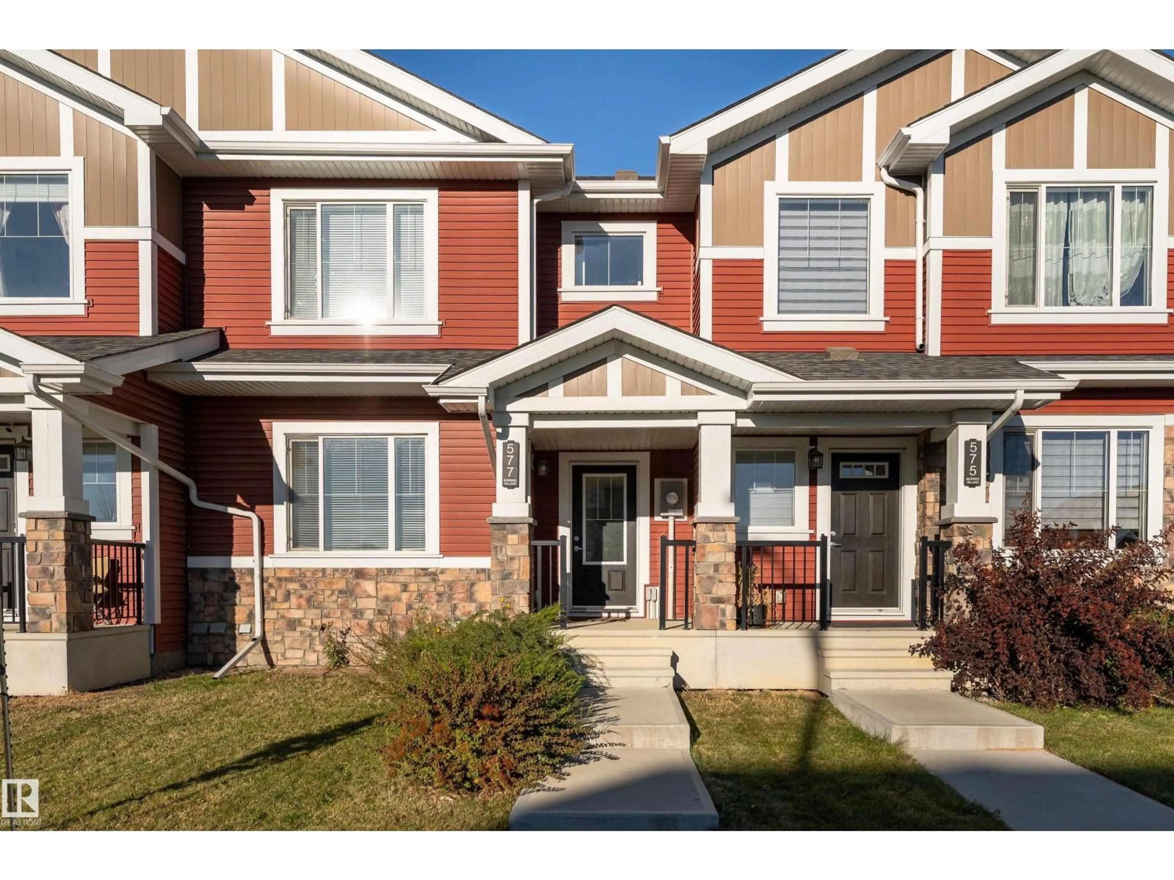 Home with brick exterior material, street for 577 EBBERS WY, Edmonton Alberta T5Y3T8