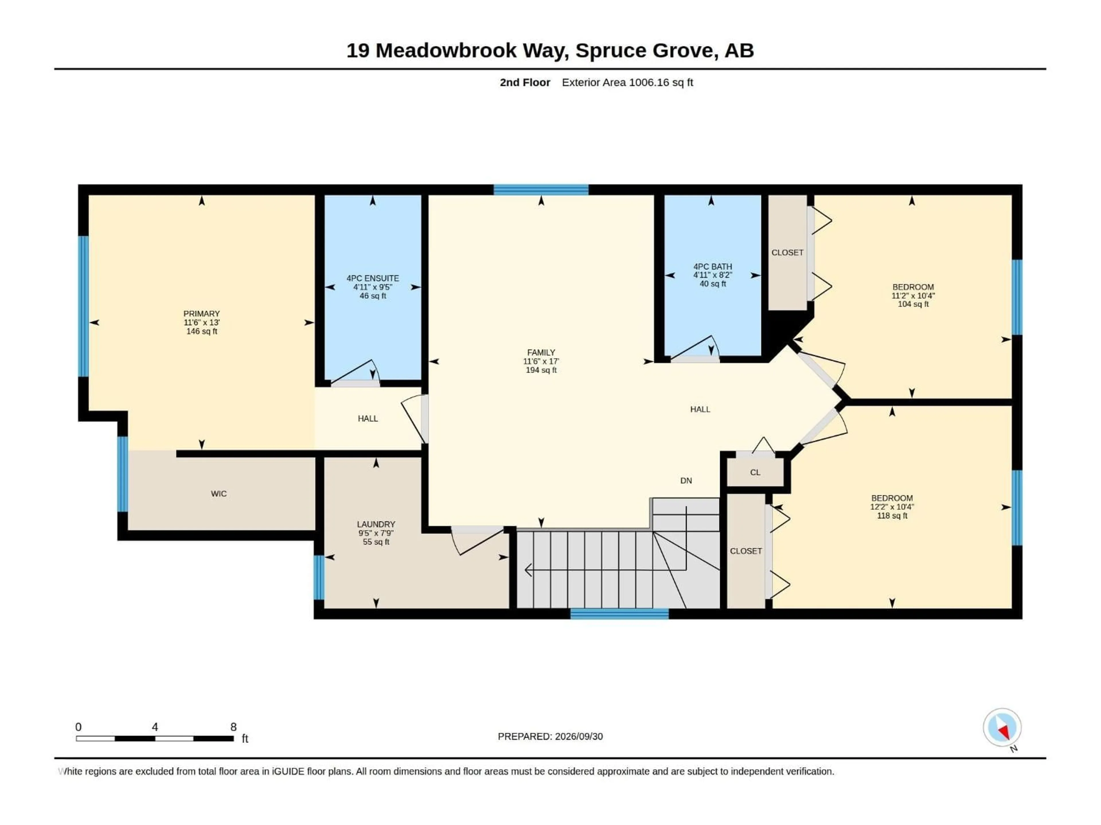 Floor plan for 19 MEADOWBROOK WY, Spruce Grove Alberta T7X0W2