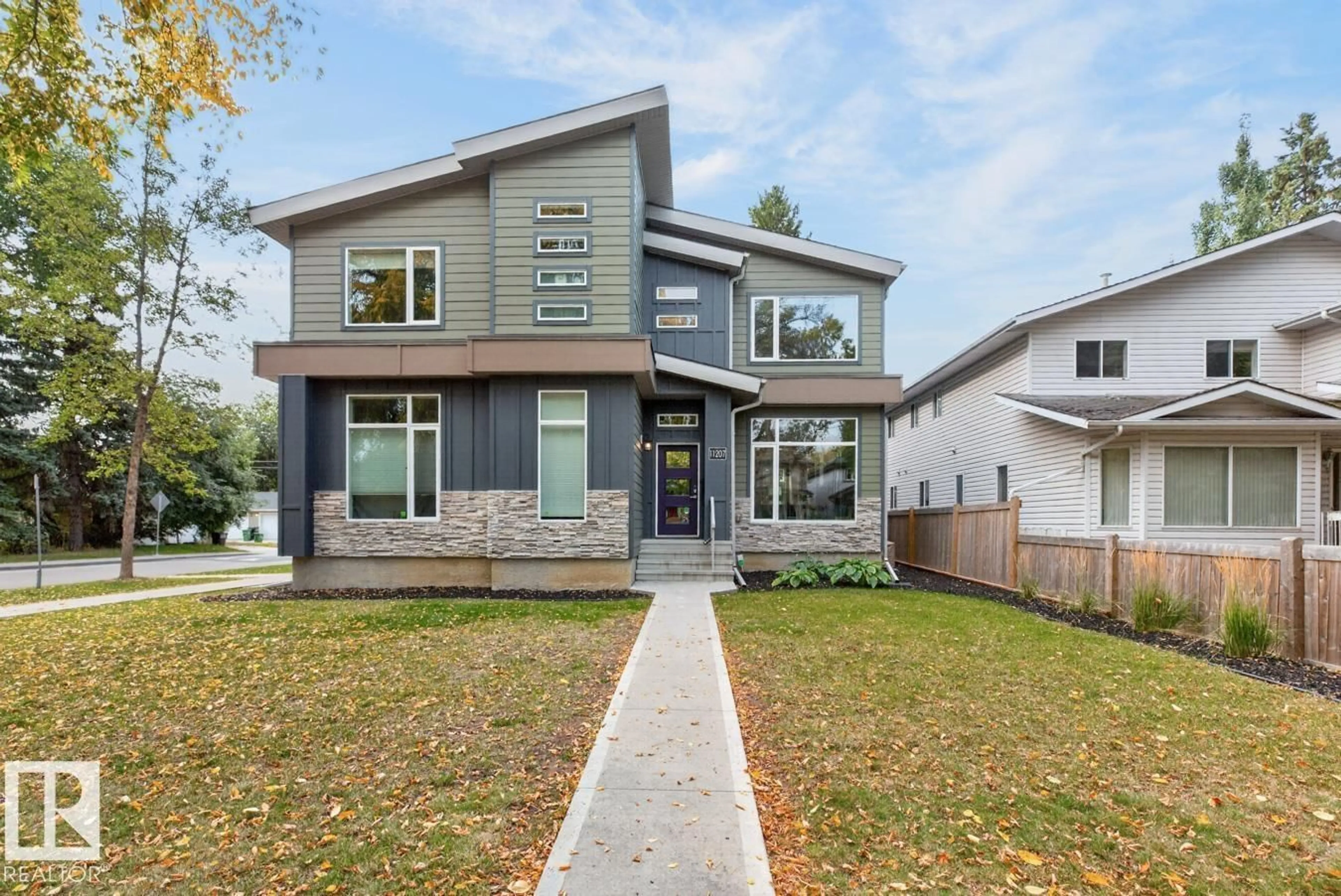 Home with brick exterior material, street for NW - 11207 78 AV, Edmonton Alberta T6G1J8