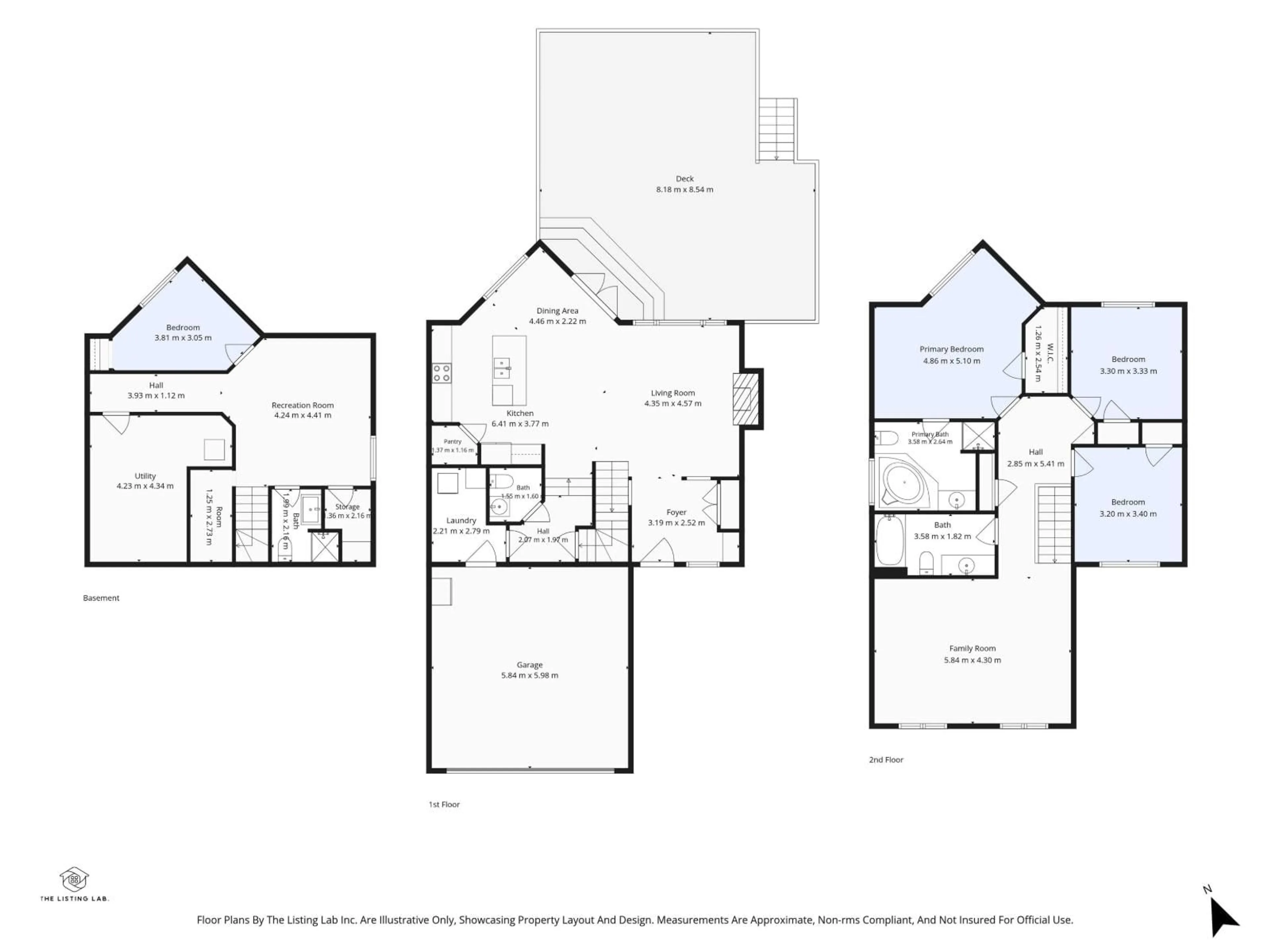 Floor plan for 715 CACHE PL, Sherwood Park Alberta T8H0L4