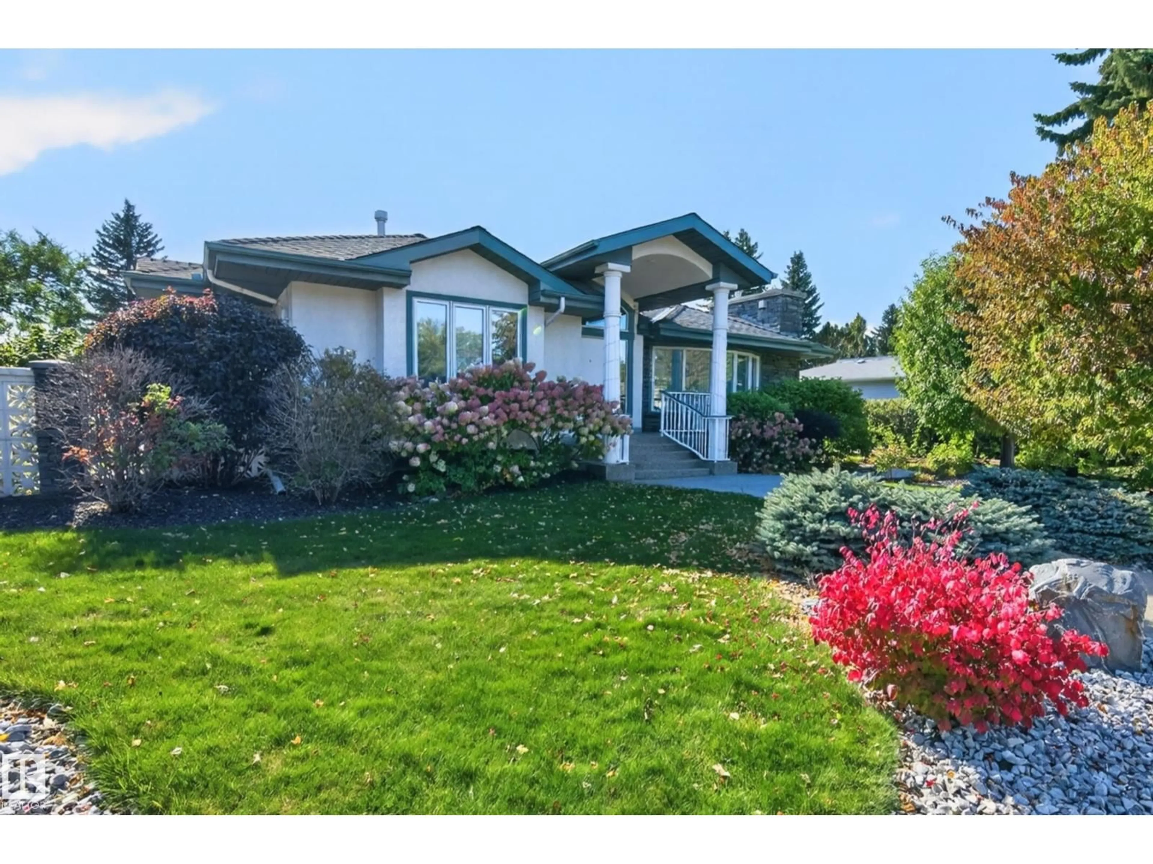 Home with vinyl exterior material, street for NW - 14303 50 AV, Edmonton Alberta T6H0K2