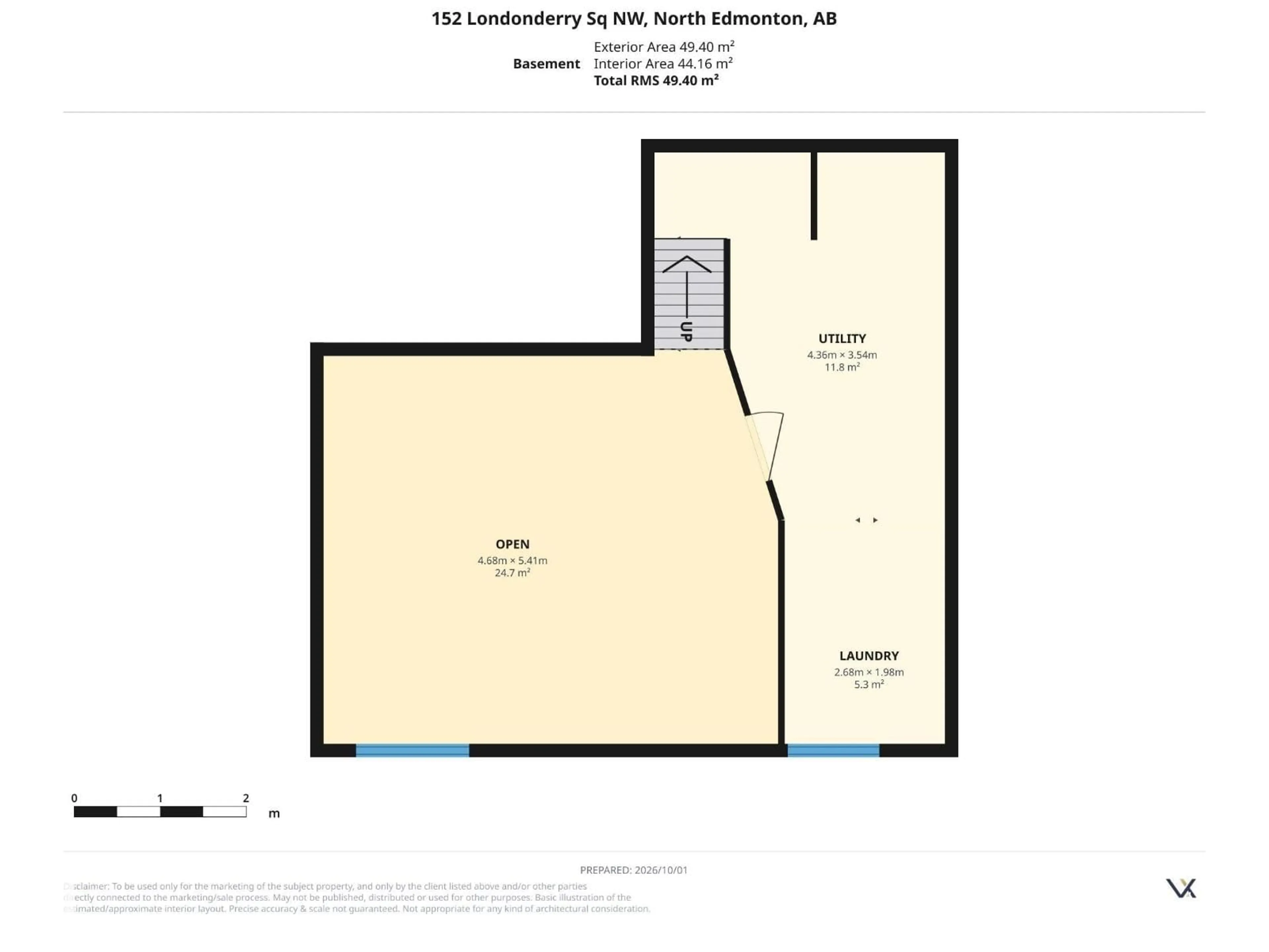 Floor plan for 152 LONDONDERRY SQUARE, Edmonton Alberta T5C3C4