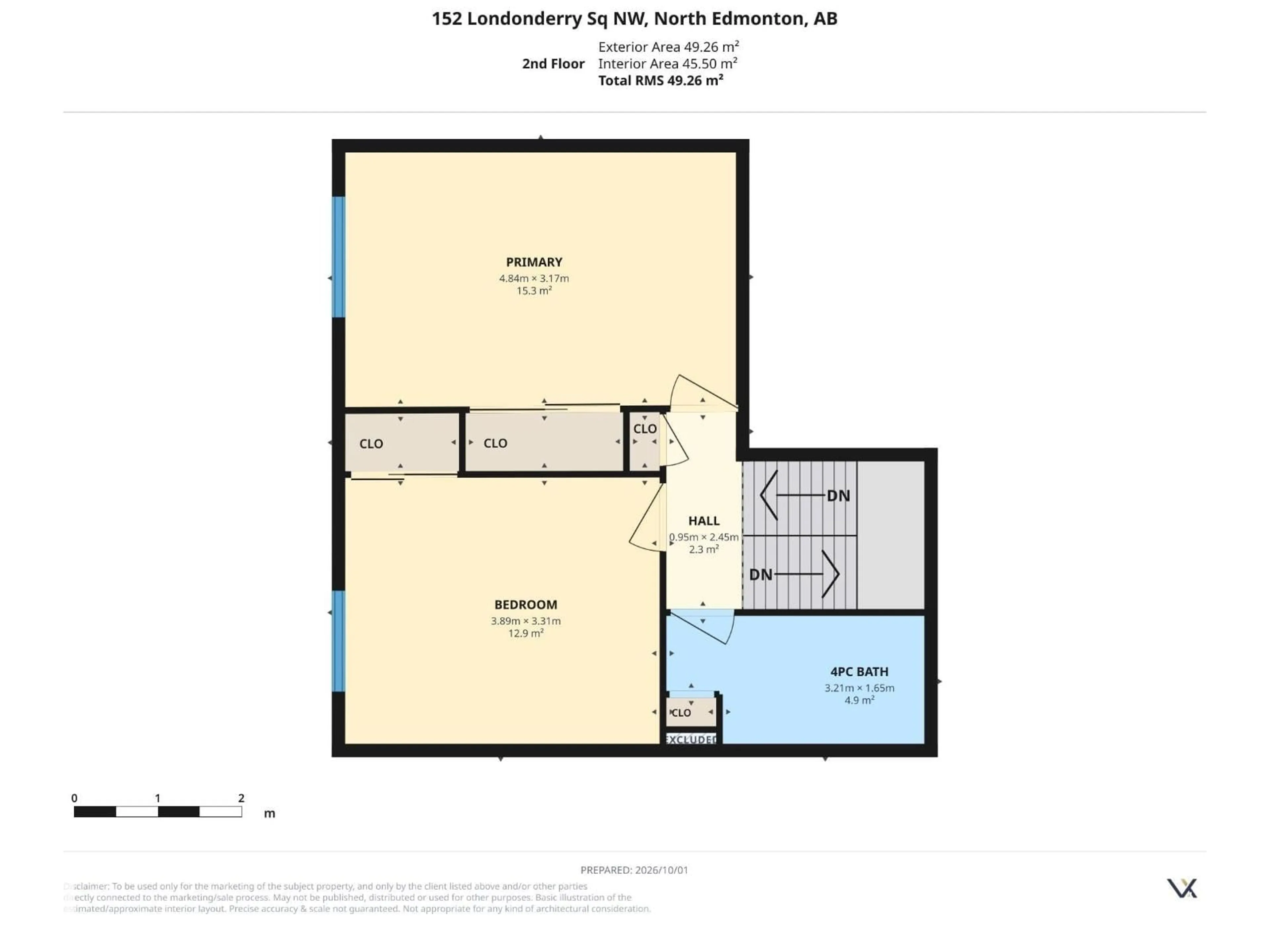 Floor plan for 152 LONDONDERRY SQUARE, Edmonton Alberta T5C3C4