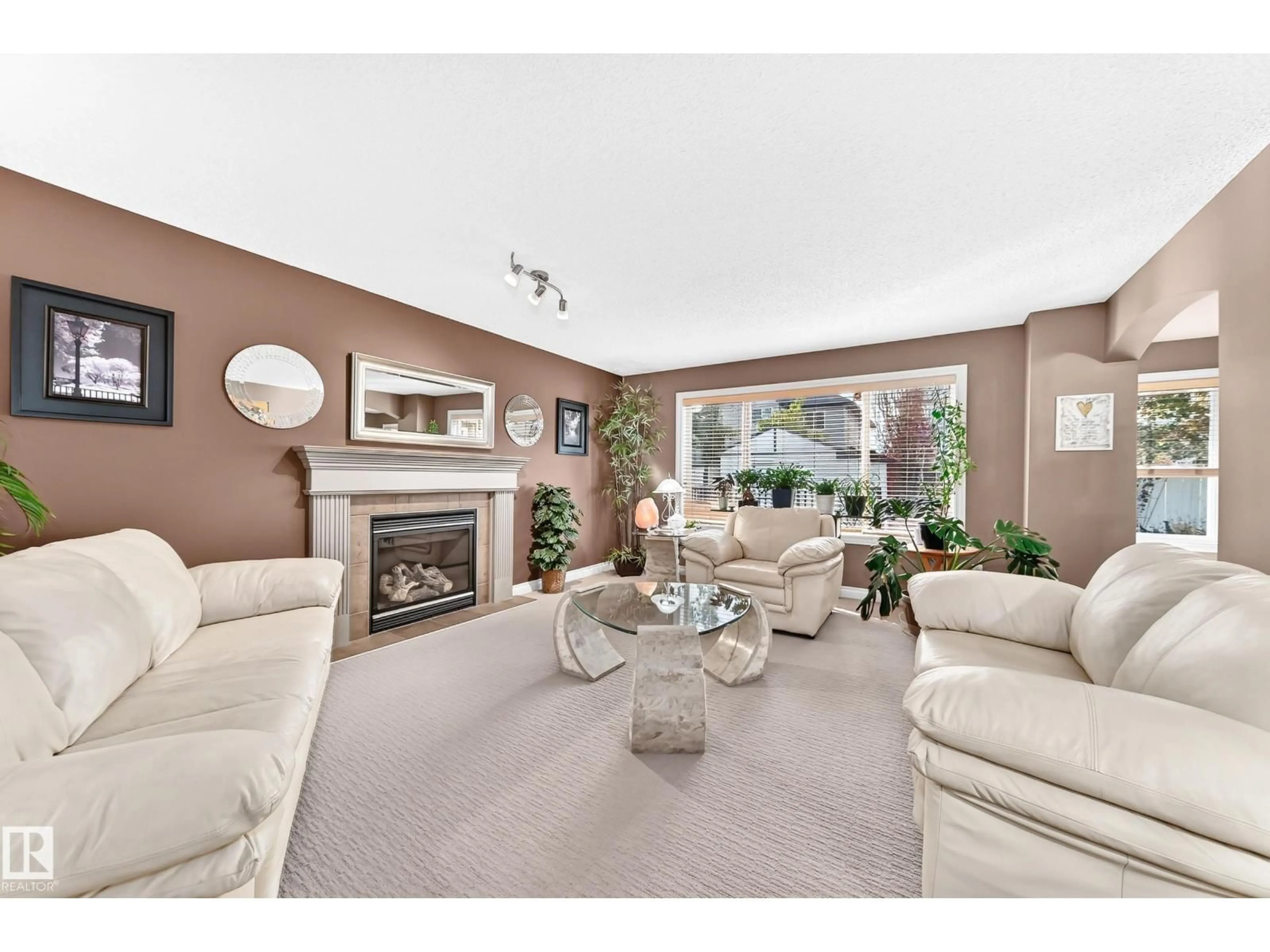 Living room with furniture, unknown for SW - 1108 117 ST, Edmonton Alberta T6W1W8
