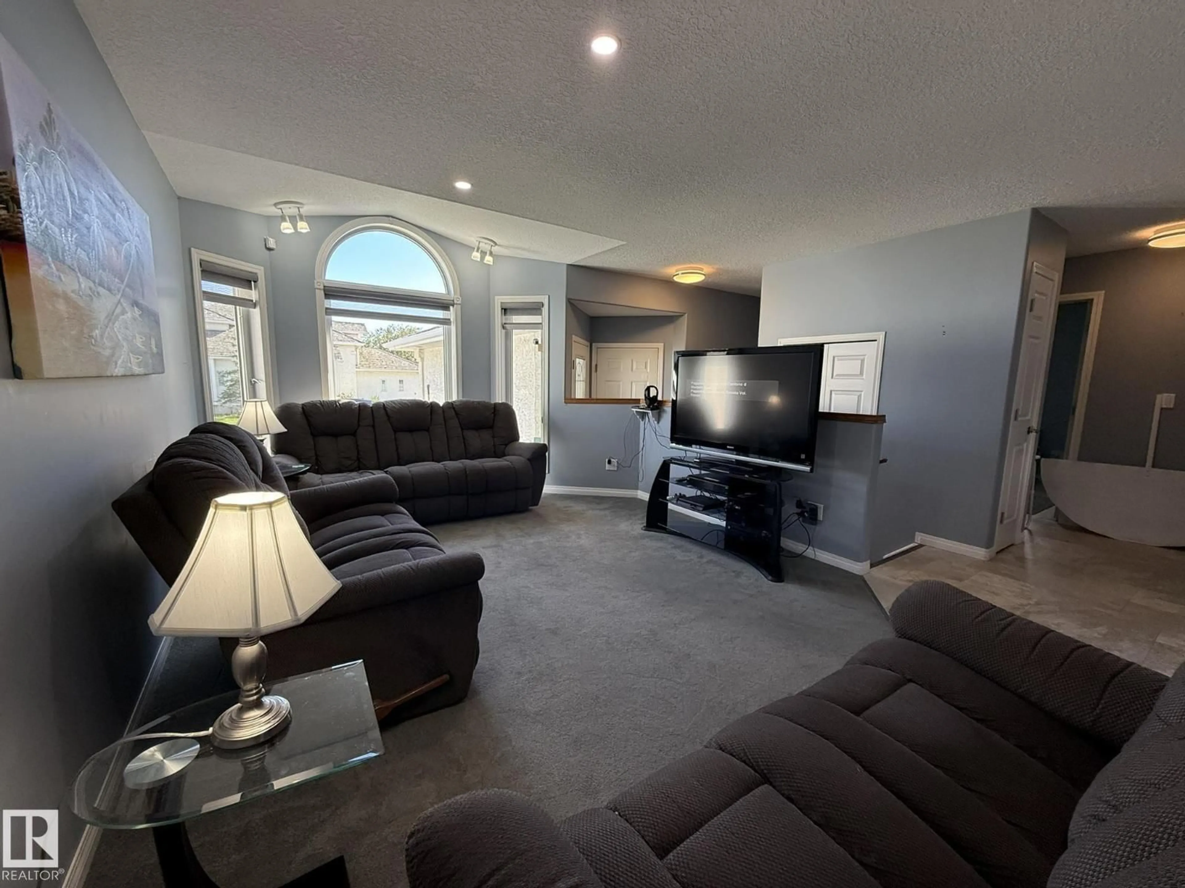 Living room with furniture, unknown for NW - 15812 133 ST, Edmonton Alberta T6V1E5