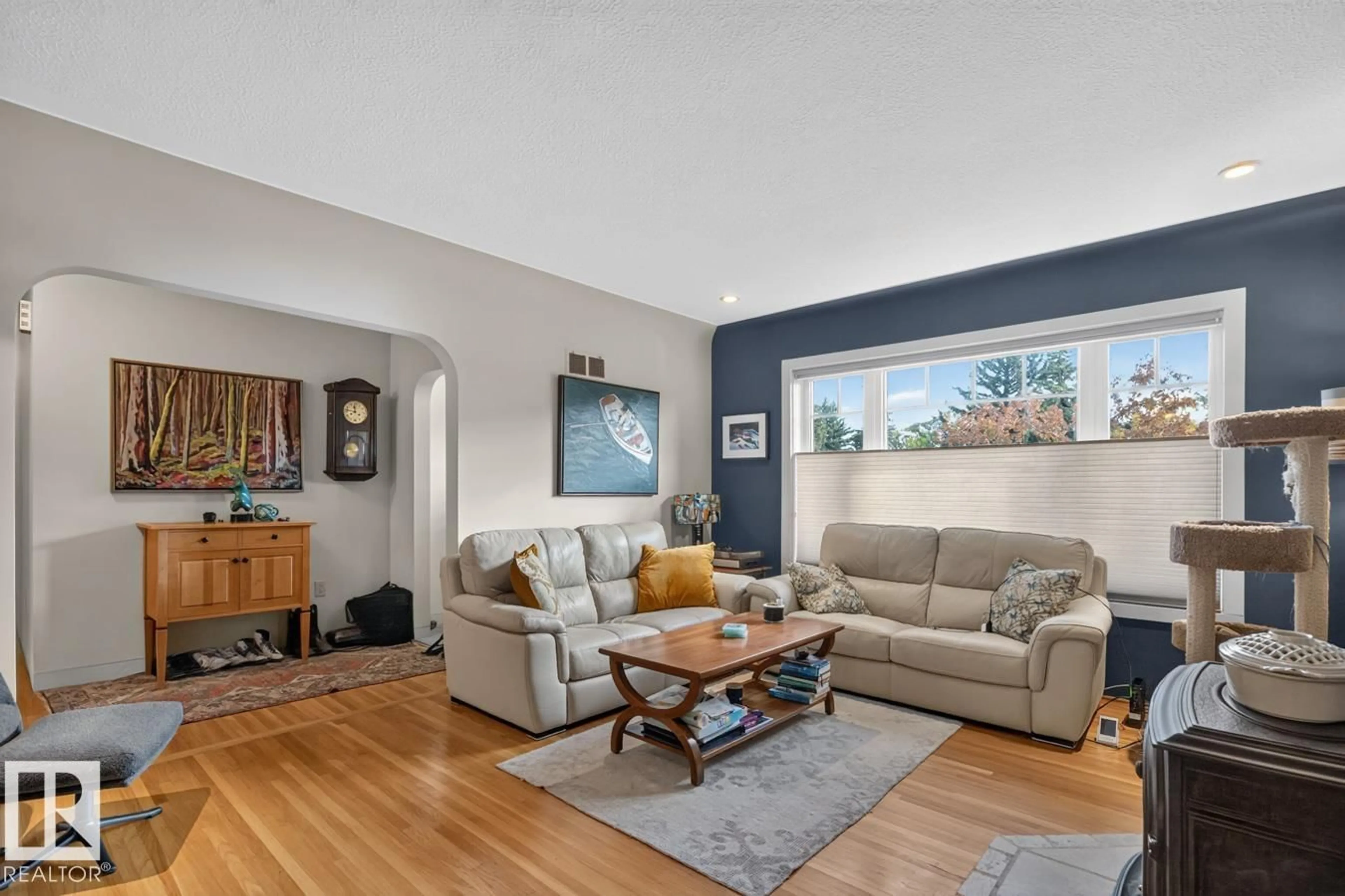Living room with furniture, unknown for 11010 110 AV, Edmonton Alberta T5H1H9