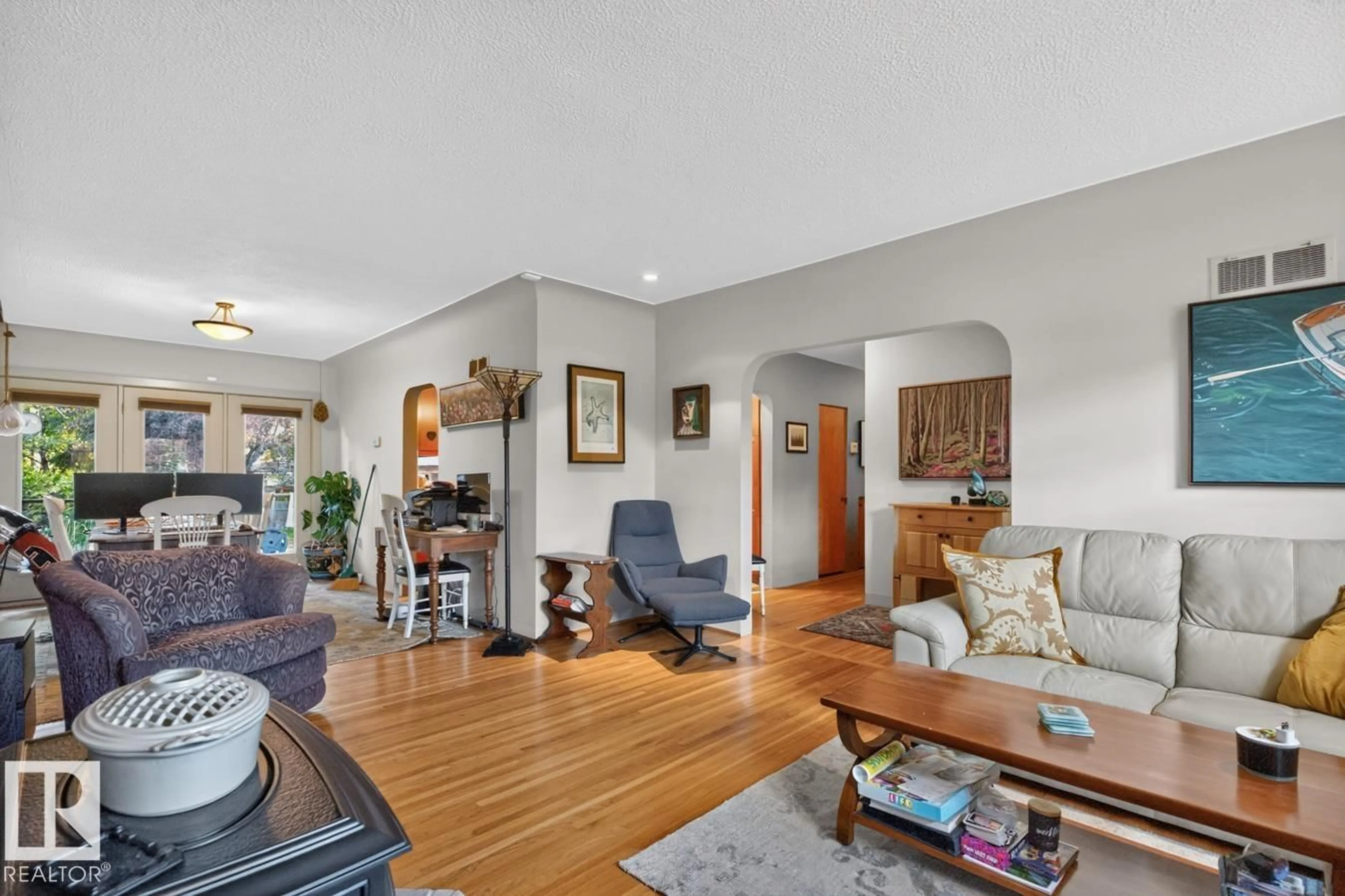 Living room with furniture, unknown for 11010 110 AV, Edmonton Alberta T5H1H9