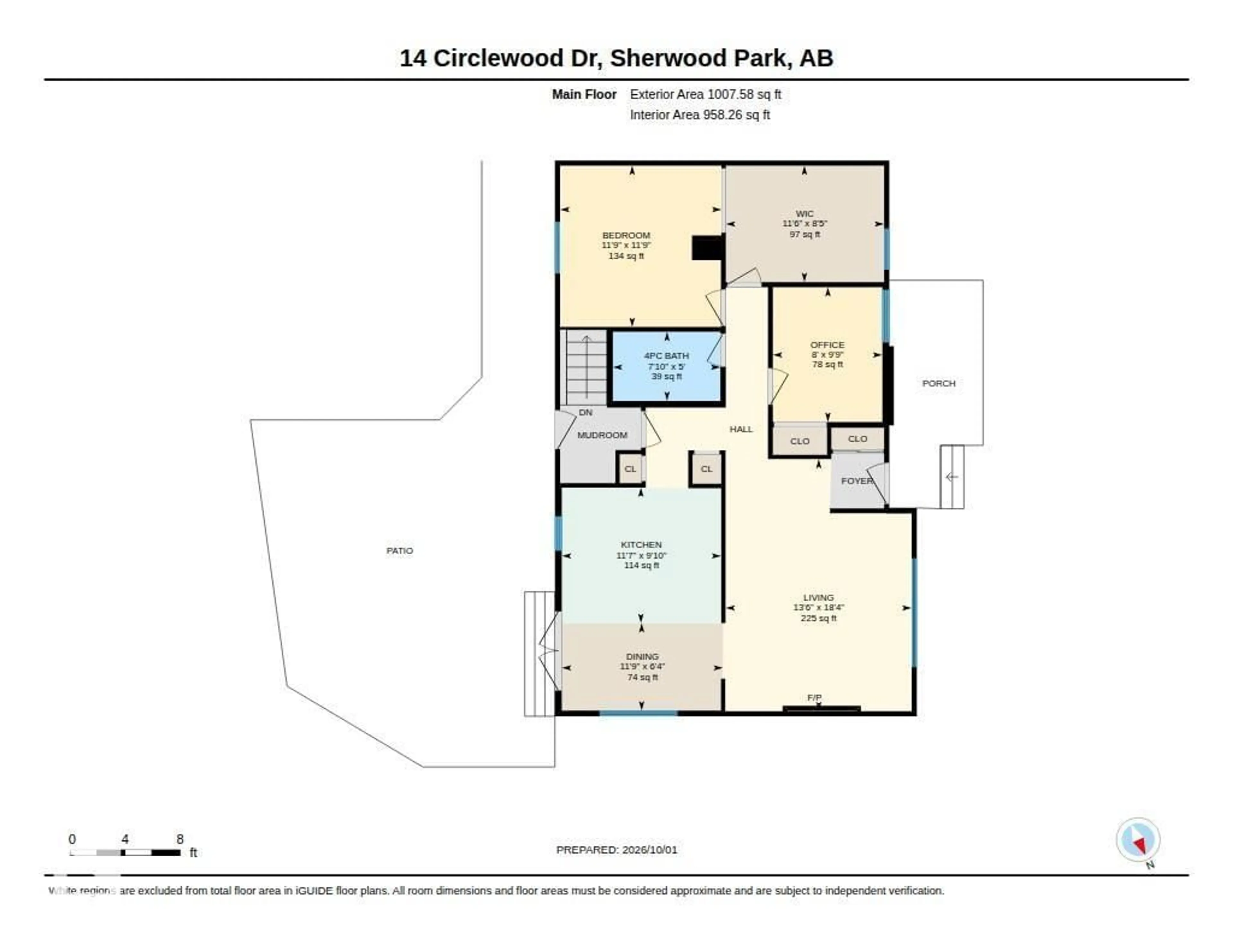 Floor plan for 14 CIRCLEWOOD DR, Sherwood Park Alberta T8A0K6