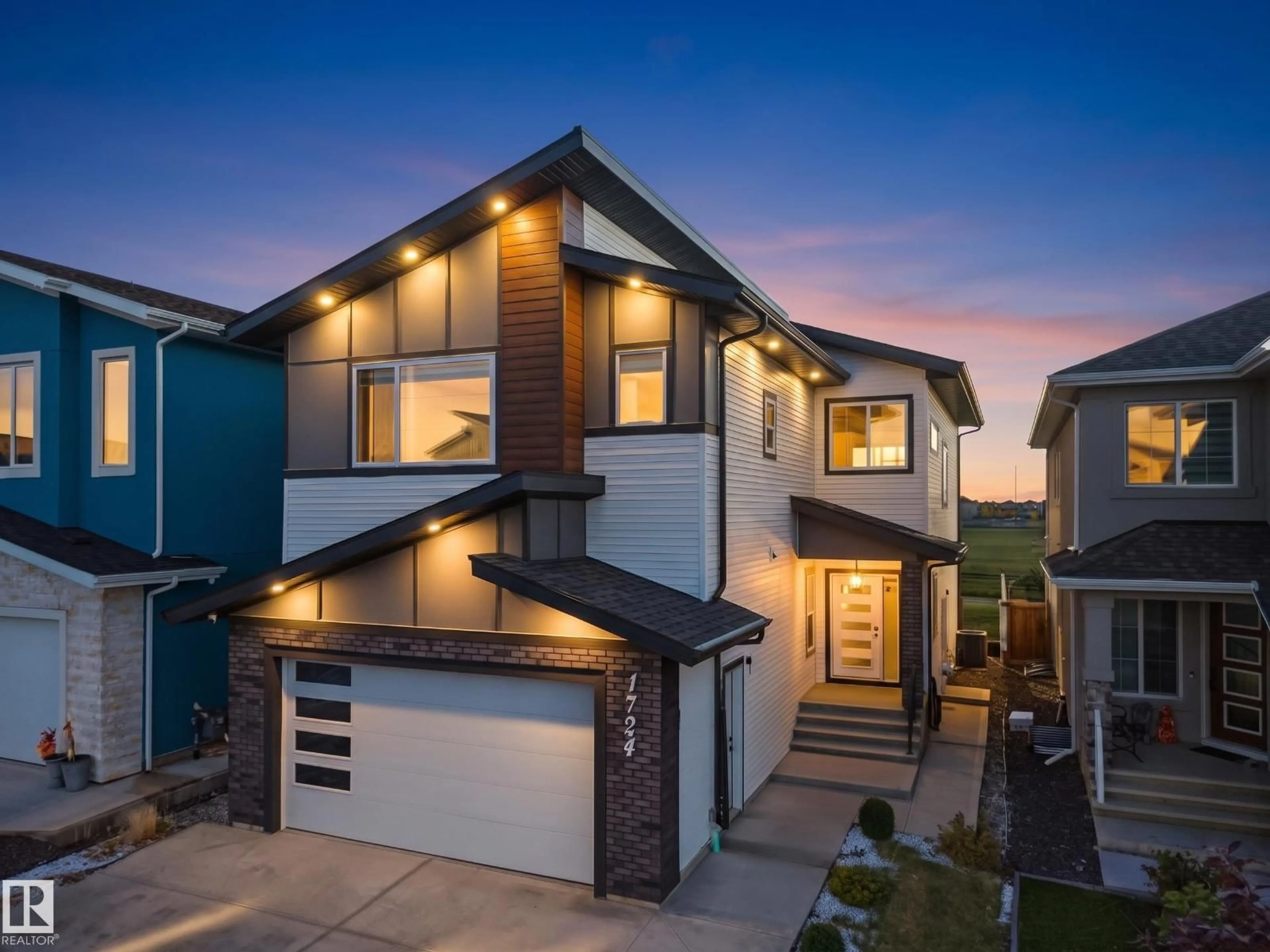 Home with brick exterior material, street for NW - 1724 19 ST, Edmonton Alberta T6T2N1