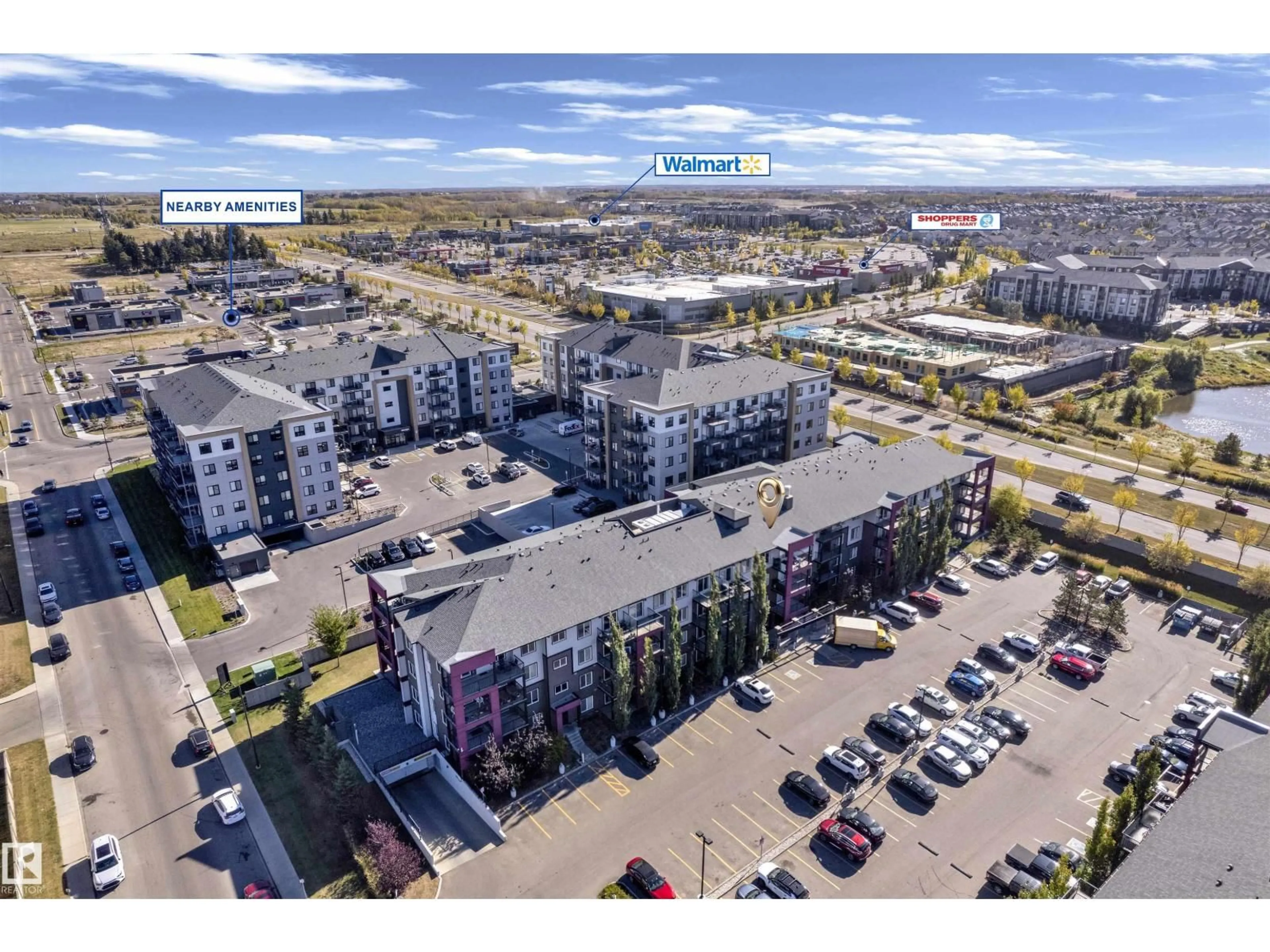 A pic from outside/outdoor area/front of a property/back of a property/a pic from drone, unknown for #326 - 5515 7 AV, Edmonton Alberta T6X2A8