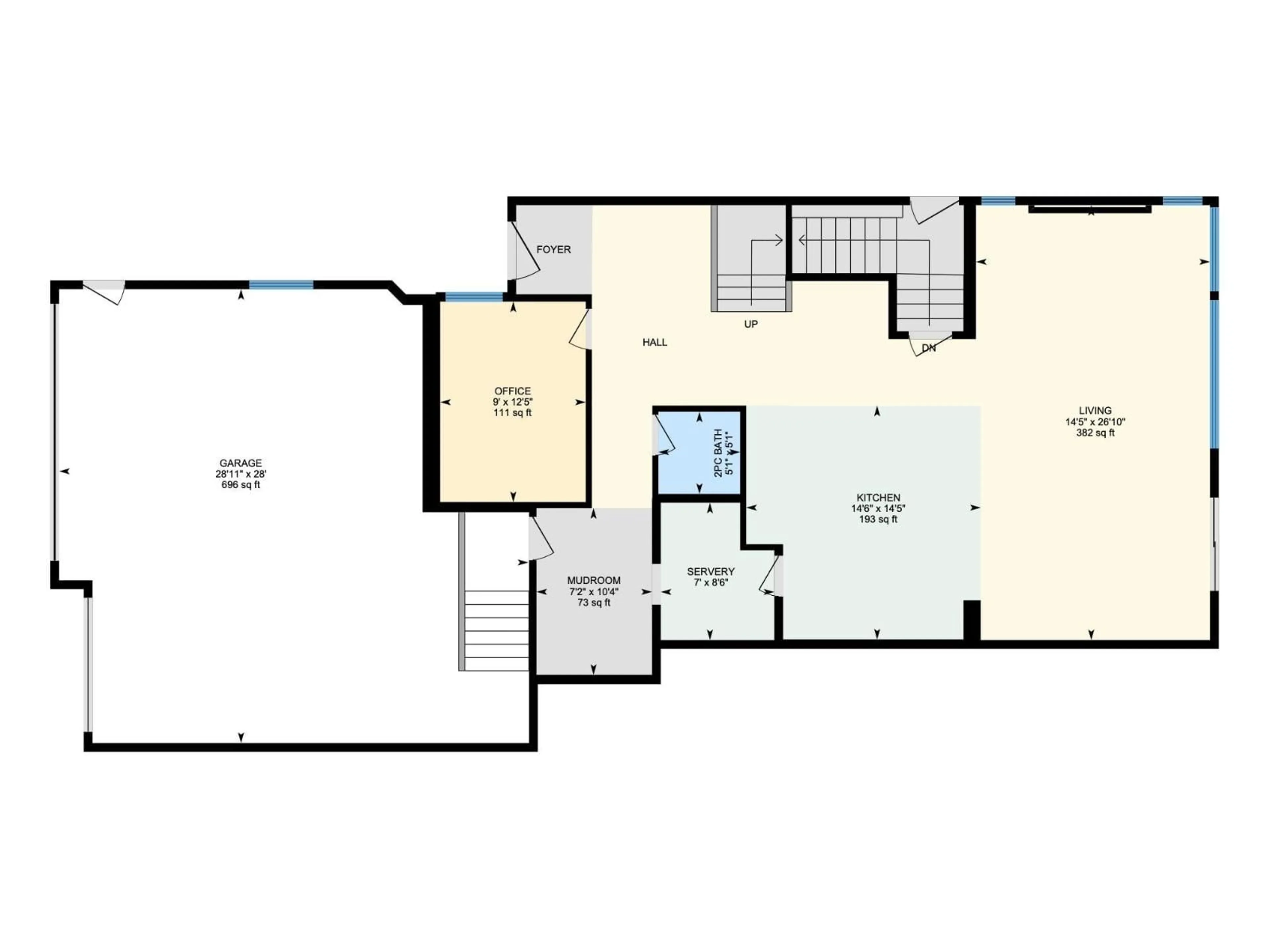 Floor plan for NE - 16607 8 ST, Edmonton Alberta T5Y4J1