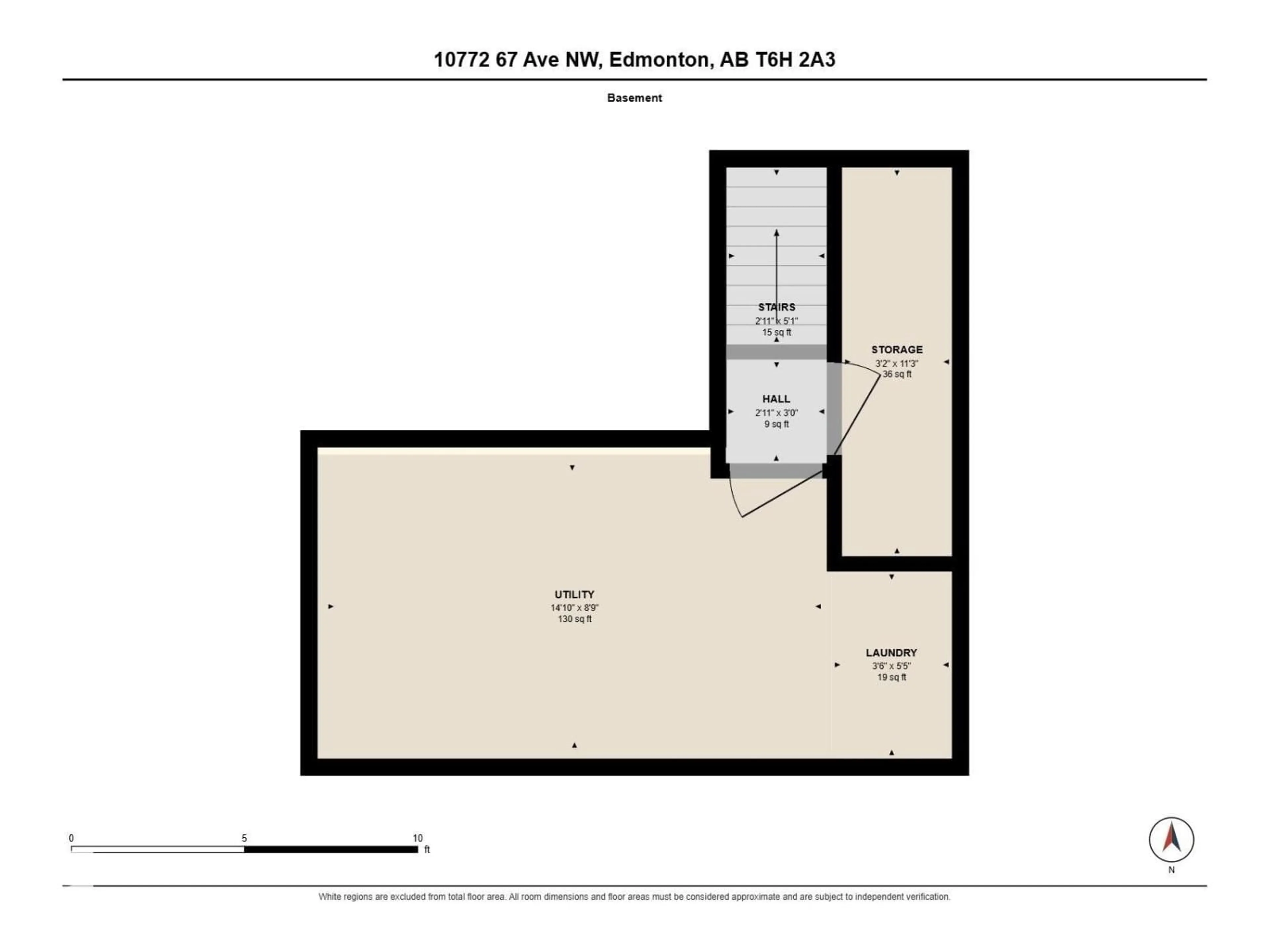 Floor plan for NW - 17072 67 AV, Edmonton Alberta T5T1Y8
