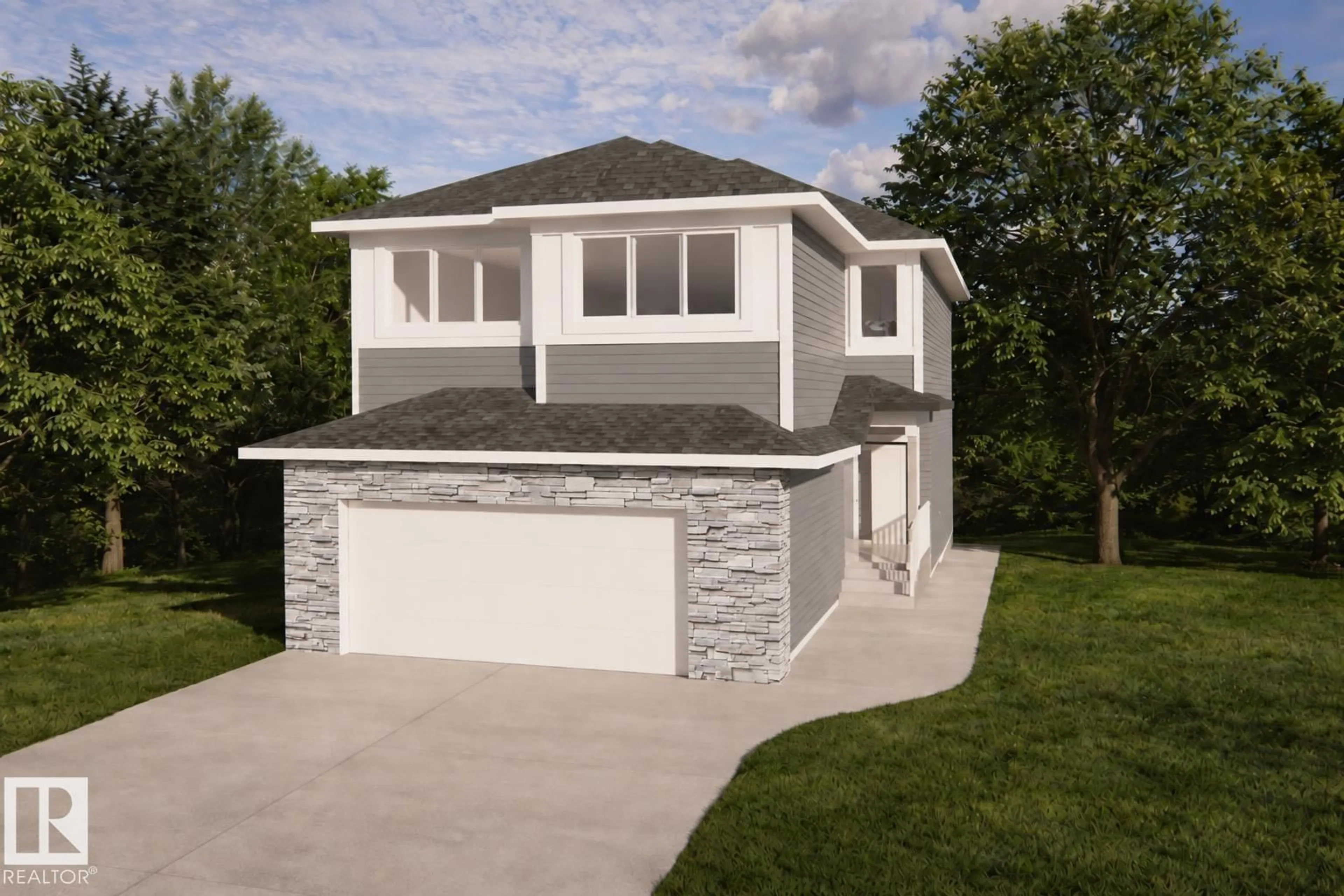 Home with brick exterior material, street for 10405 104 ST, Morinville Alberta T8R1C9