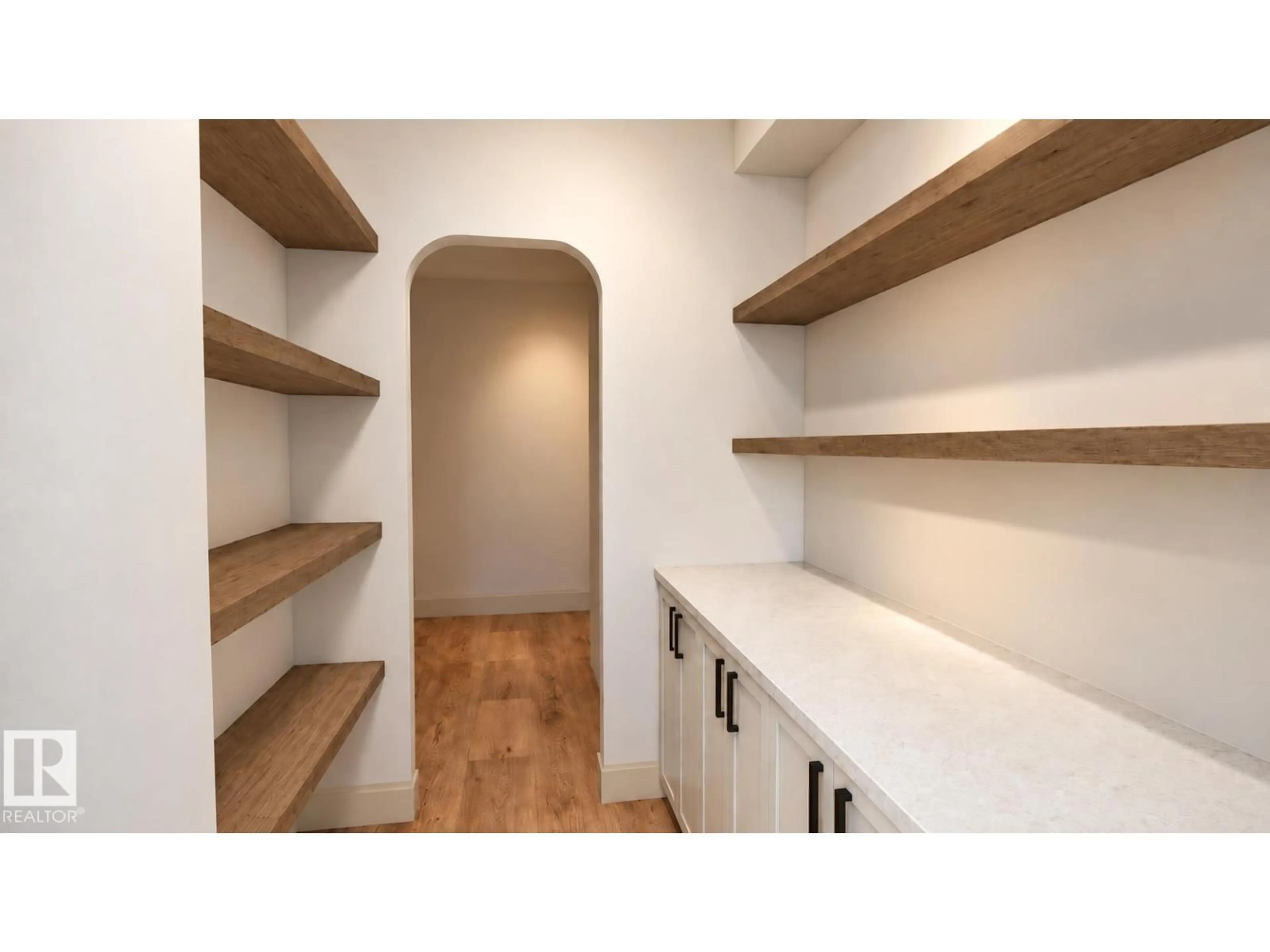 Storage room or clothes room or walk-in closet for 10405 104 ST, Morinville Alberta T8R1C9