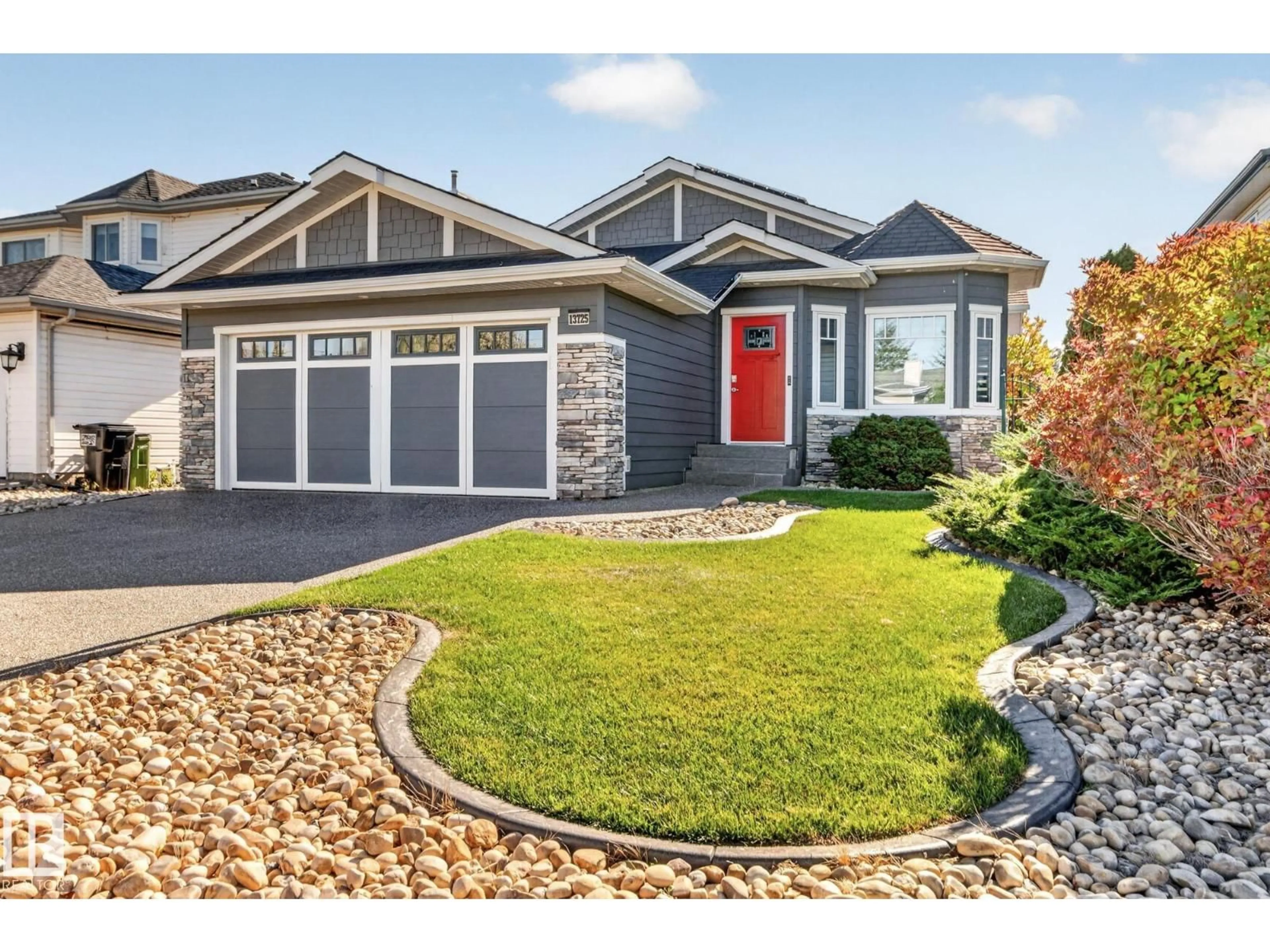 Home with vinyl exterior material, street for 131B - 13725 131B AVENUE AVENUE, Edmonton Alberta T5L5A1