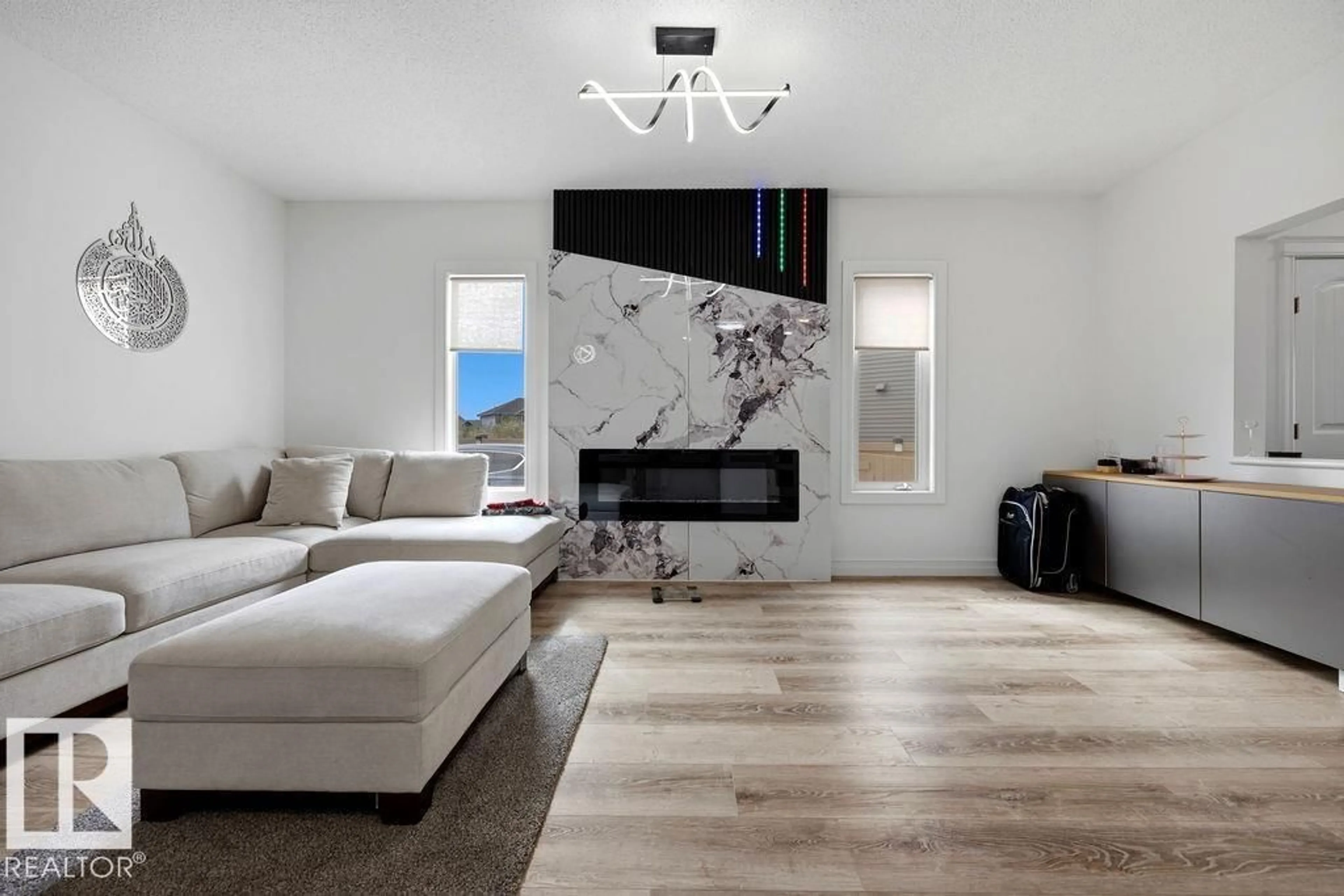 Living room with furniture, unknown for NW - 13703 166 AV, Edmonton Alberta T6V0H5