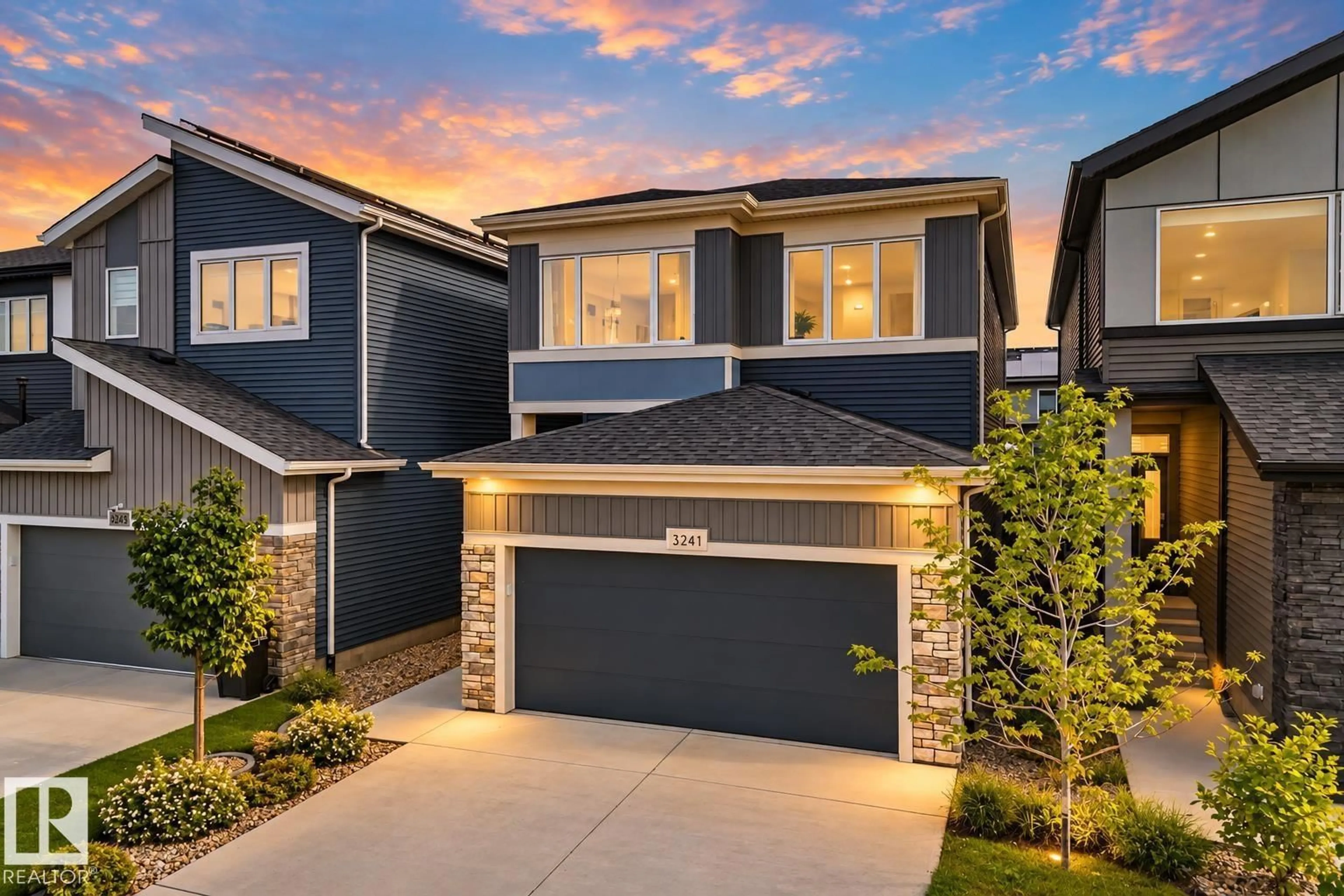Home with brick exterior material, street for SW - 3241 KULAY WY, Edmonton Alberta T6W5B5