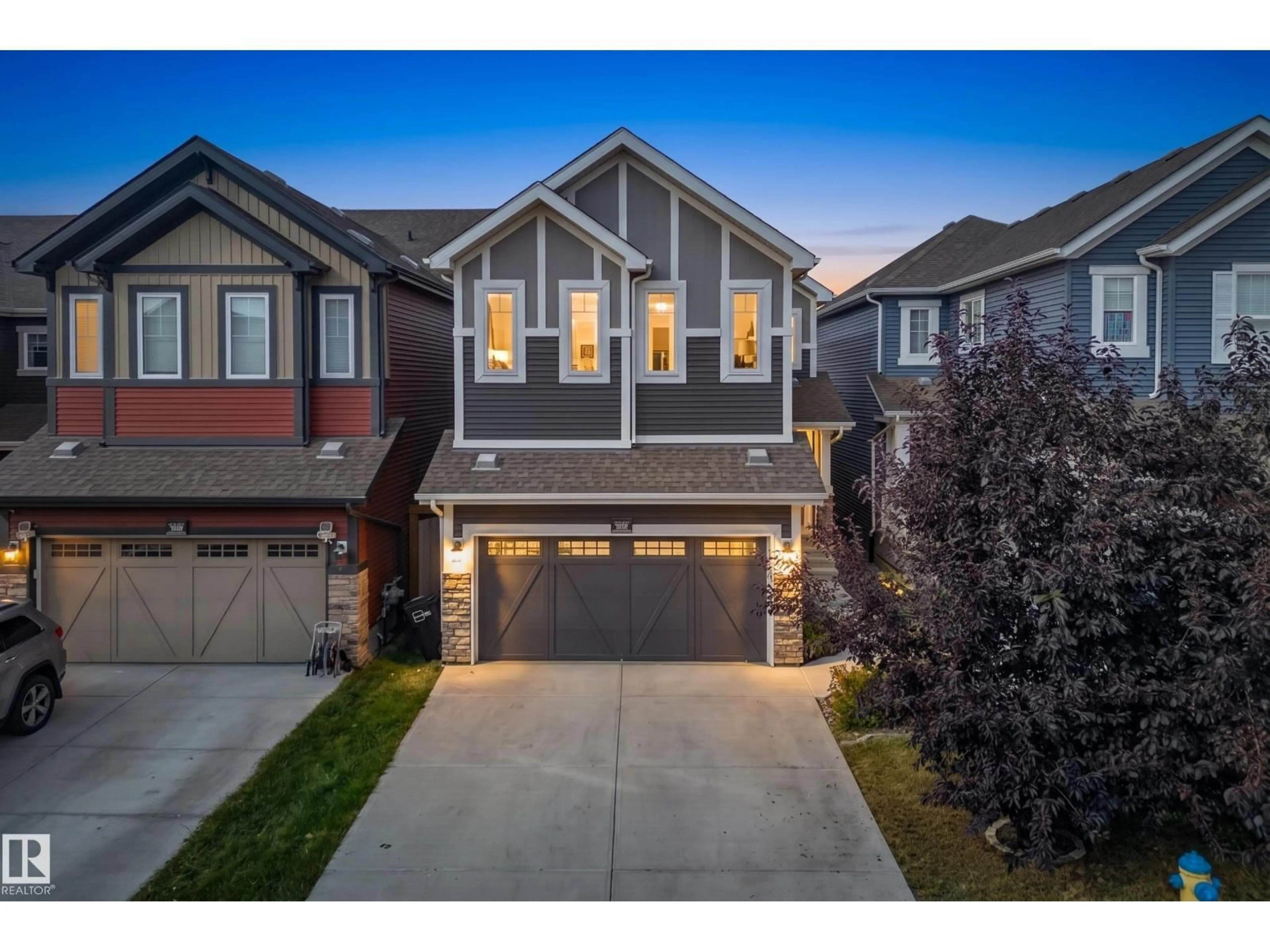 Home with brick exterior material, street for SW - 3120 CHOKECHERRY BEND BN, Edmonton Alberta T6X2M2