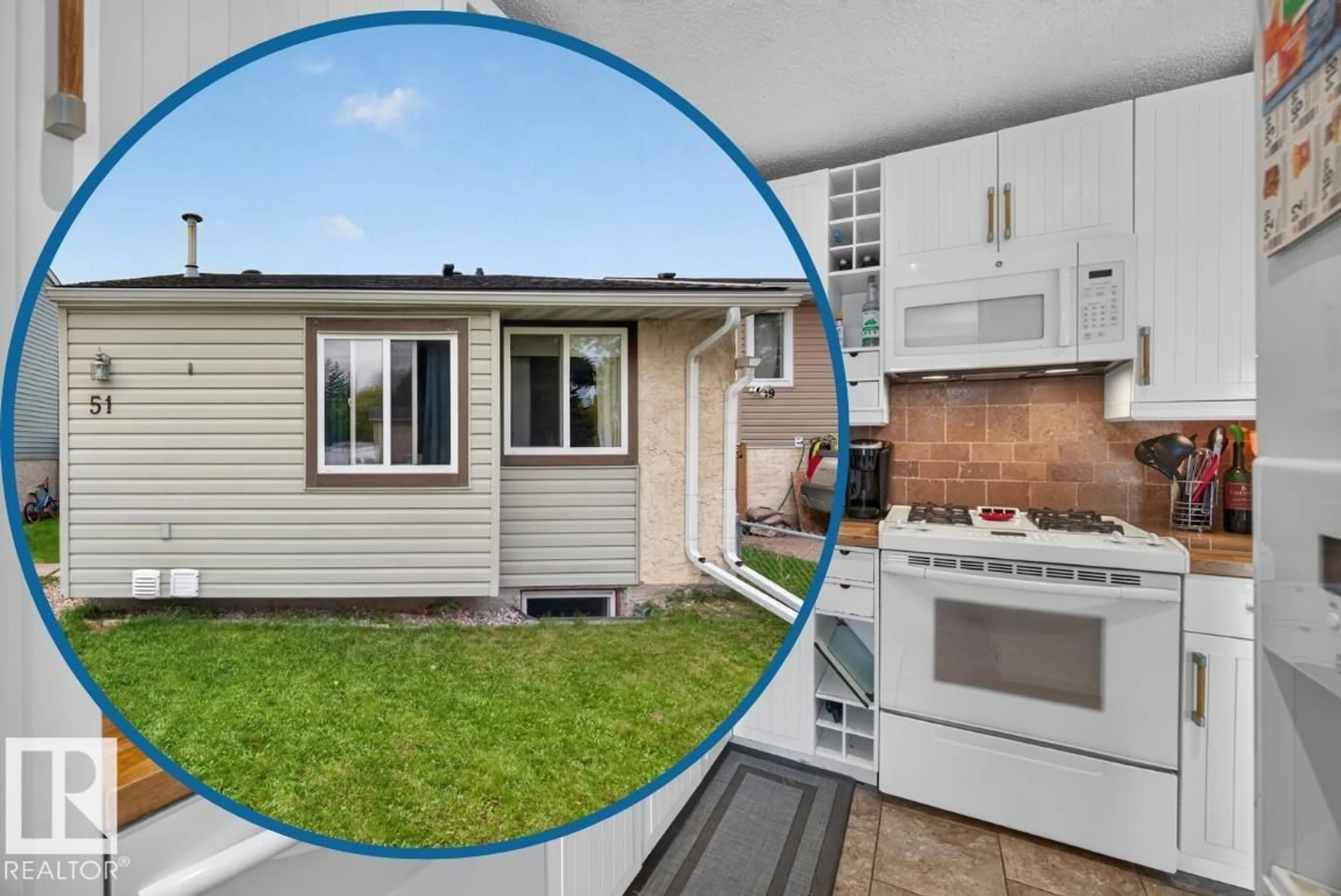 Home with vinyl exterior material, street for 51 CHUNGO DR, Devon Alberta T9G1T6