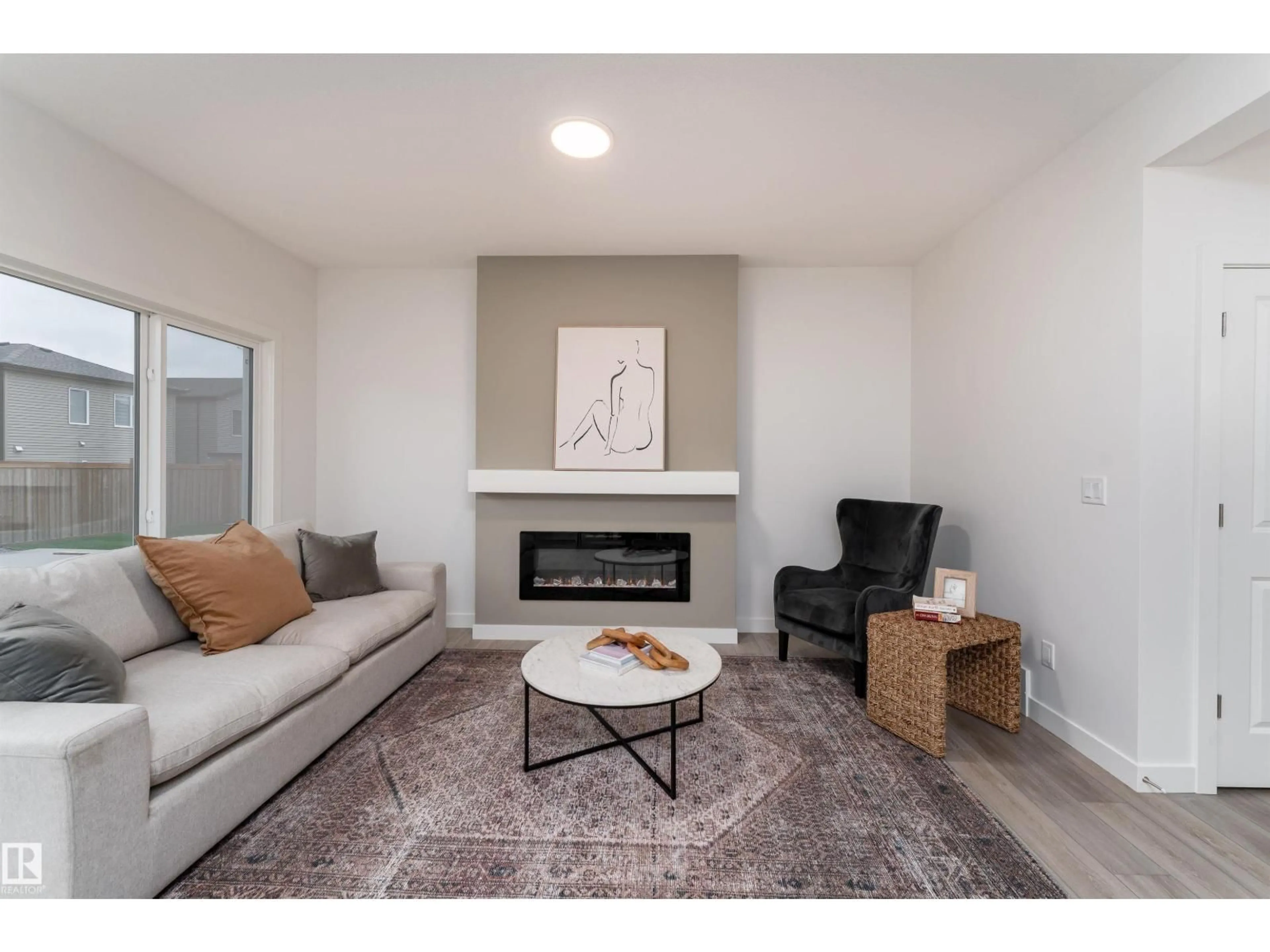 Living room with furniture, unknown for SW - 332 27 ST, Edmonton Alberta T6X3H9