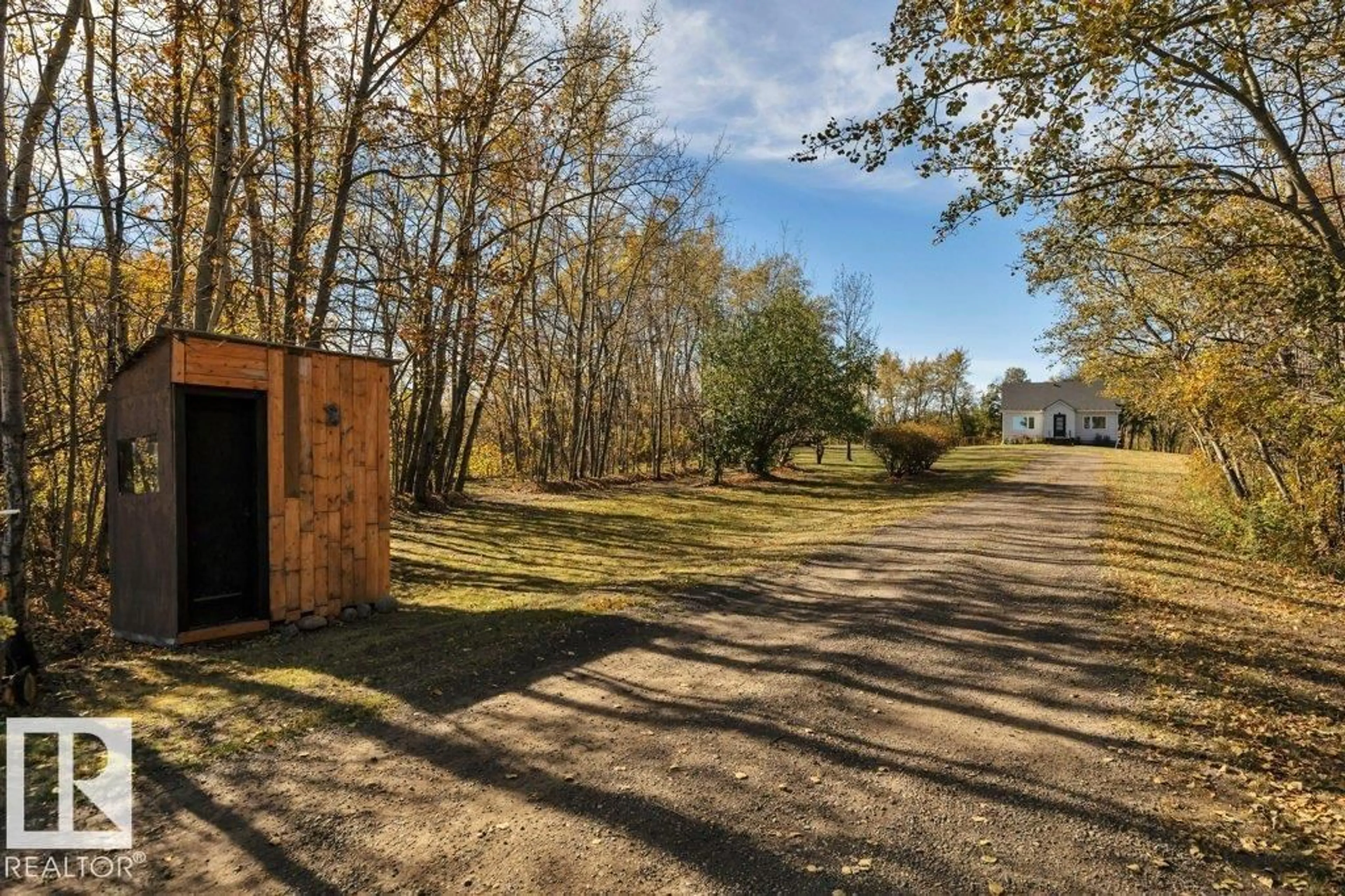 Patio, forest/trees view for 50040 RGE RD 230, Rural Leduc County Alberta T0B3M3
