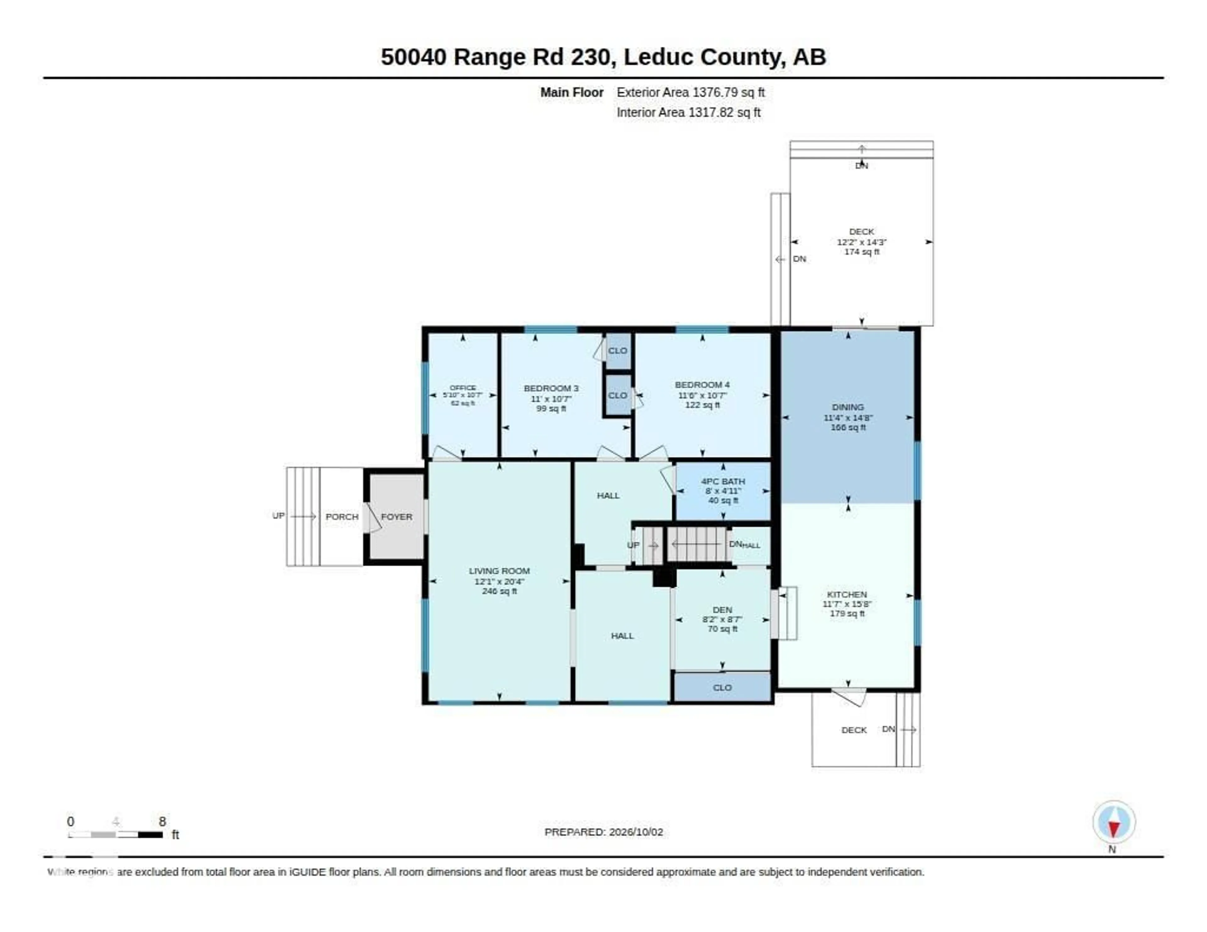 Floor plan for 50040 RGE RD 230, Rural Leduc County Alberta T0B3M3
