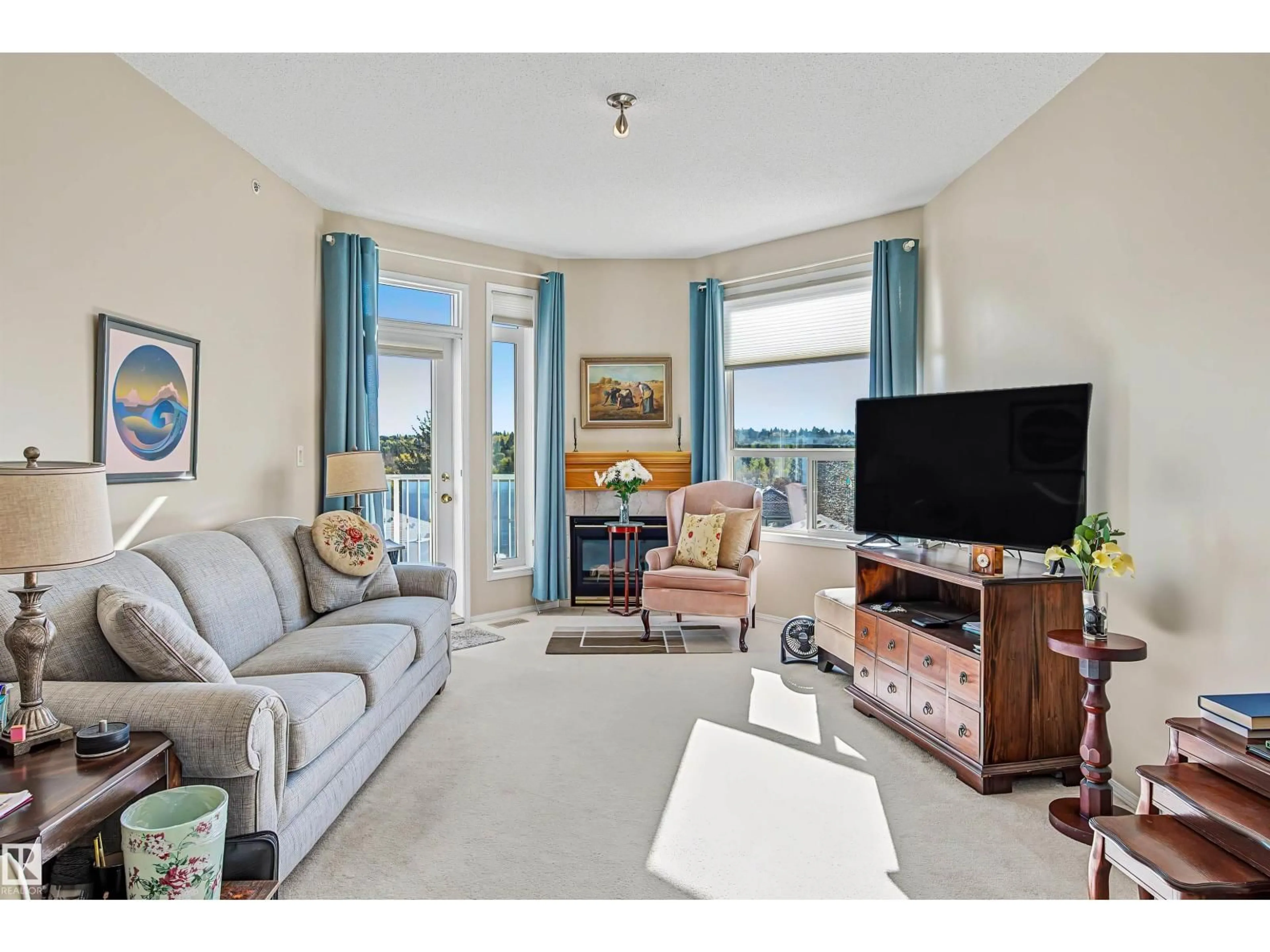 Living room with furniture, unknown for 411 IRONWOOD PT, St. Albert Alberta T8N6W4