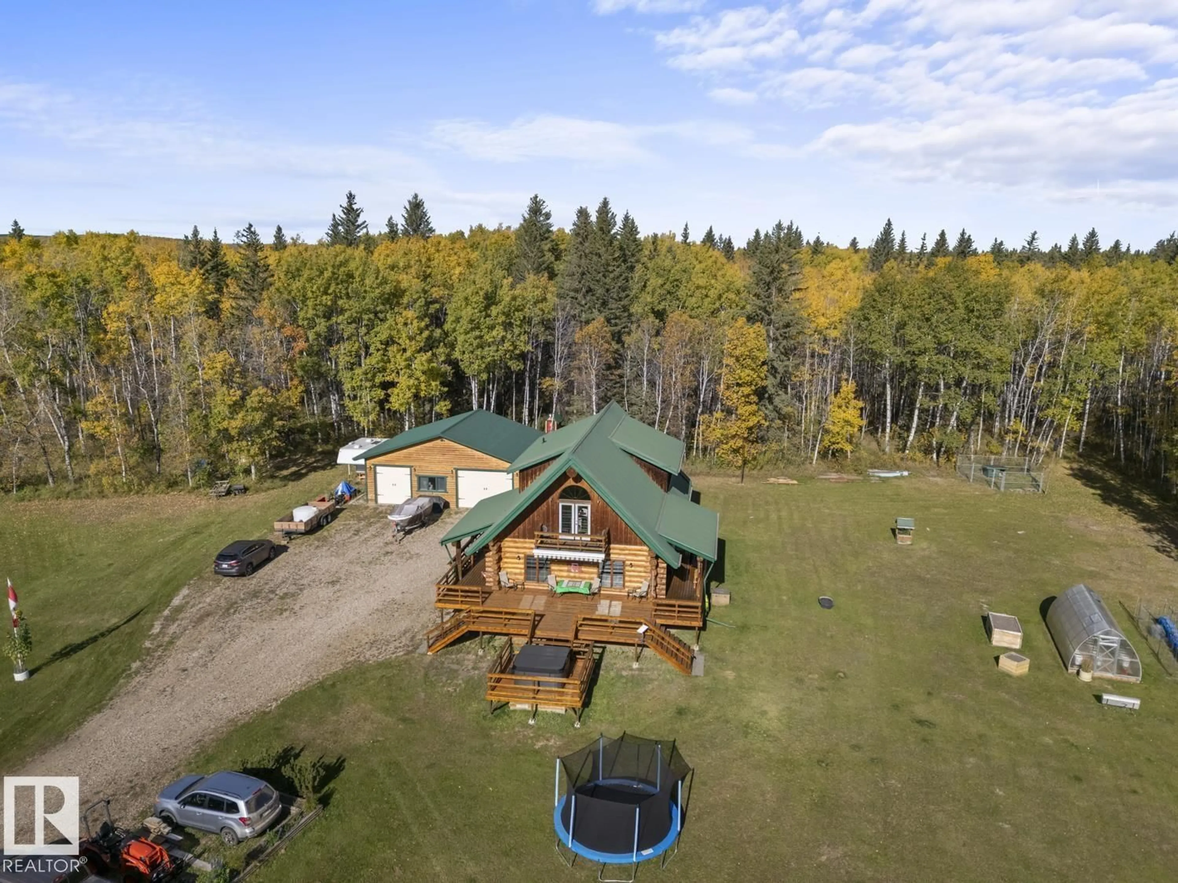 A pic from outside/outdoor area/front of a property/back of a property/a pic from drone, unknown for 42030 TWP RD 604, Rural Bonnyville M.D. Alberta T9M1P2