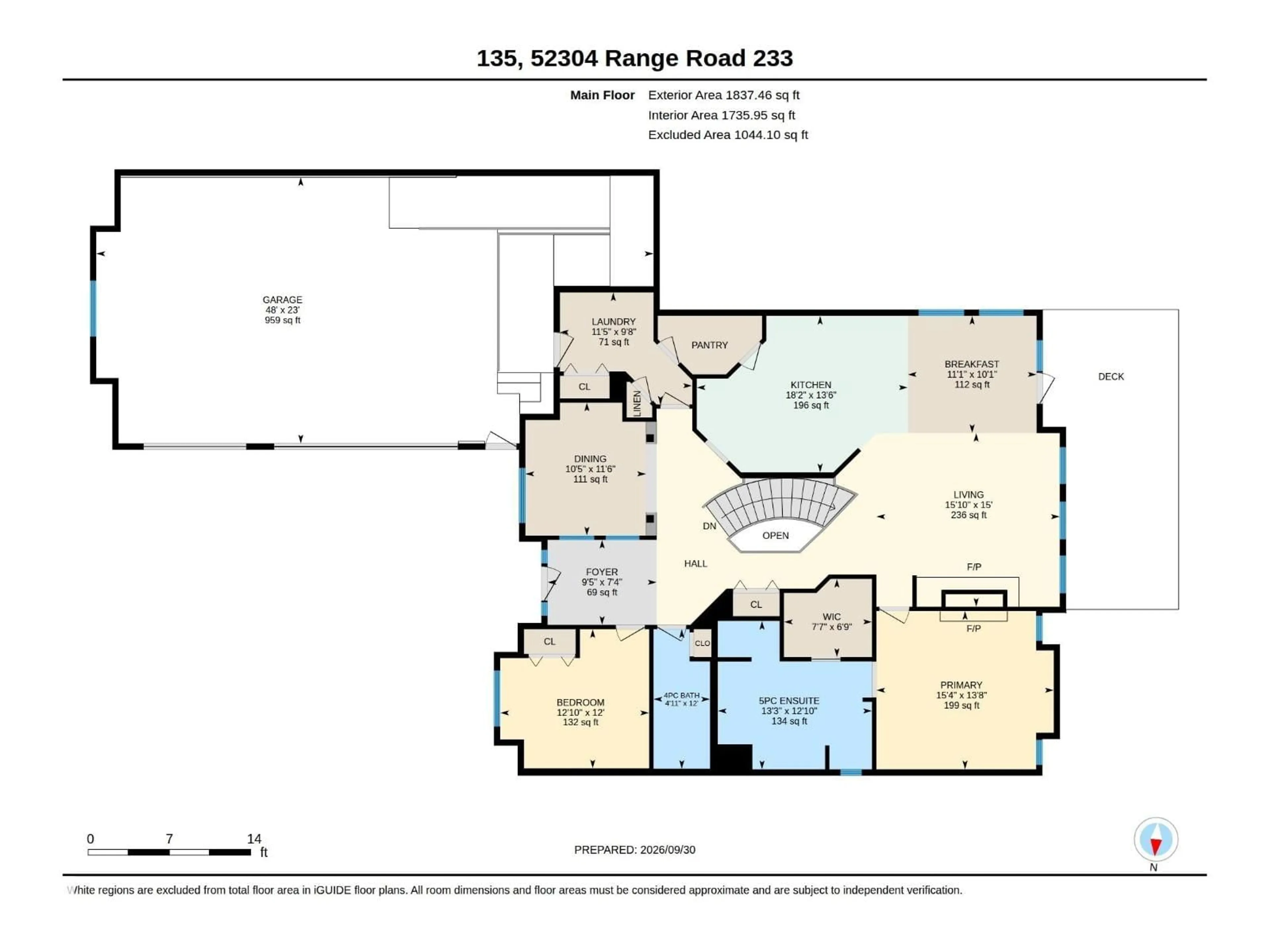 Floor plan for 52304 - 135 RGE ROAD 233, Rural Strathcona County Alberta T8B1C9