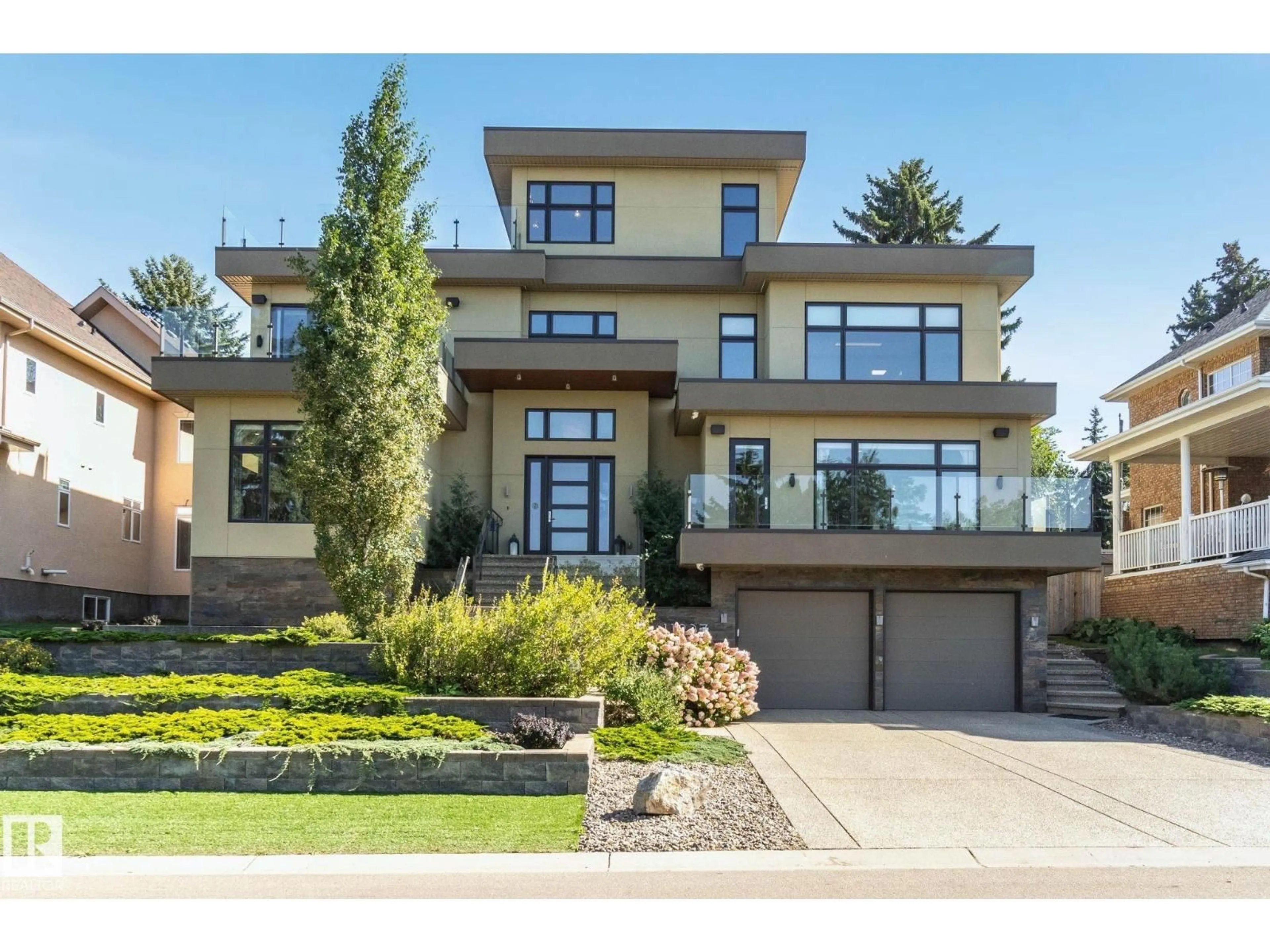Home with brick exterior material, street for 11823 SASKATCHEWAN DR, Edmonton Alberta T6G2D3