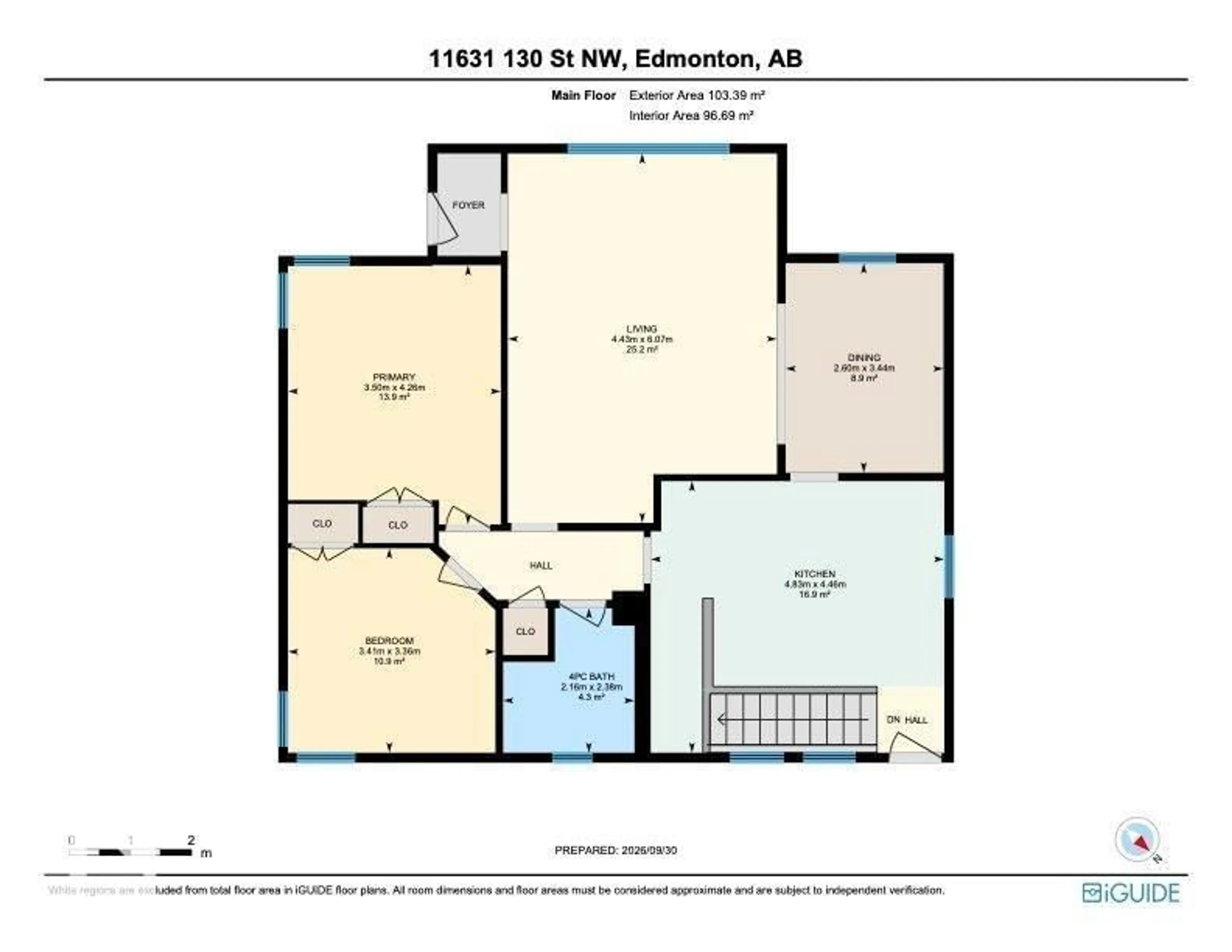 Floor plan for 11631 130 ST, Edmonton Alberta T5M1A7