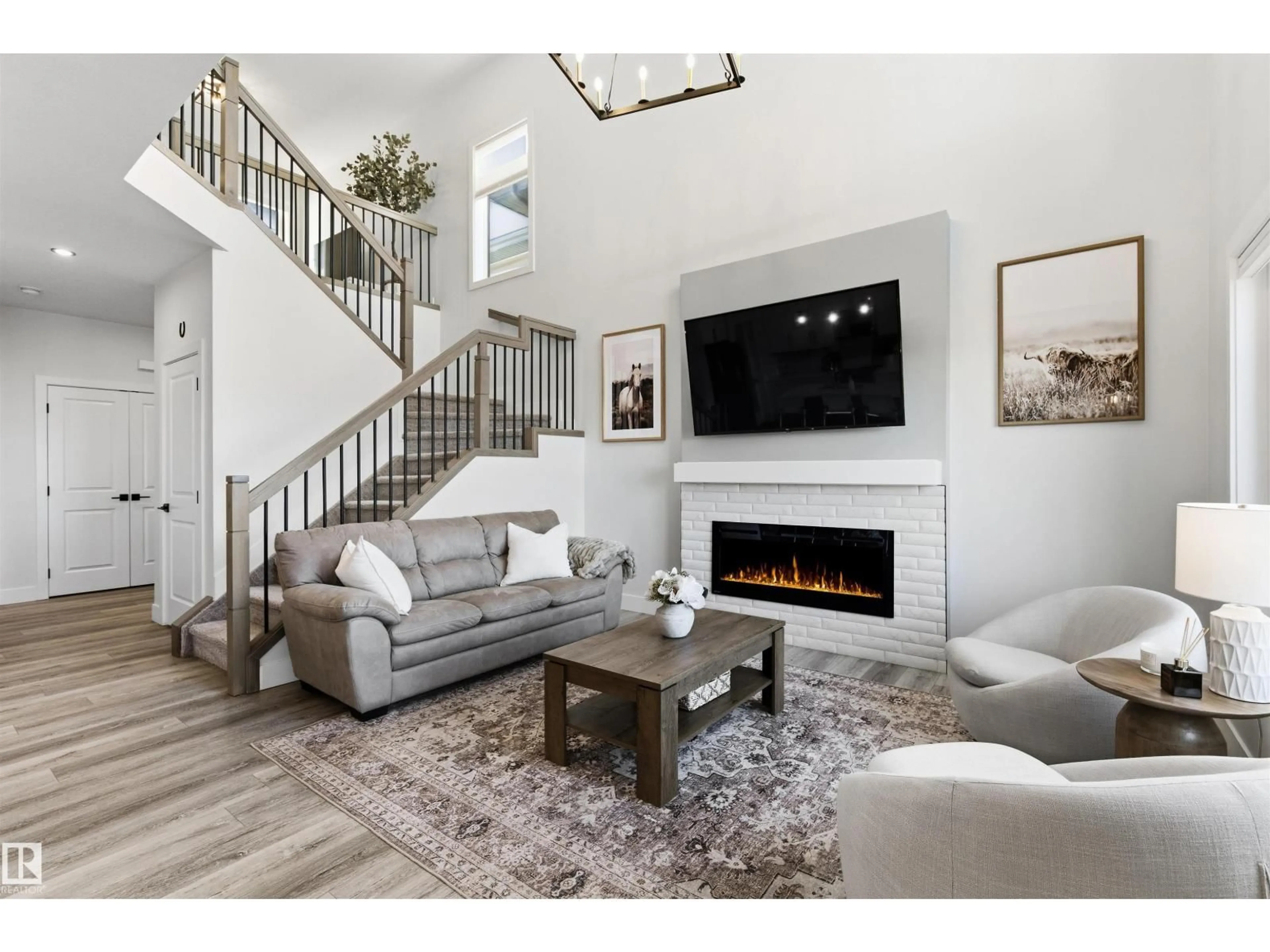 Living room with furniture, unknown for 93 SPRINGBROOK WD, Spruce Grove Alberta T7X0X9