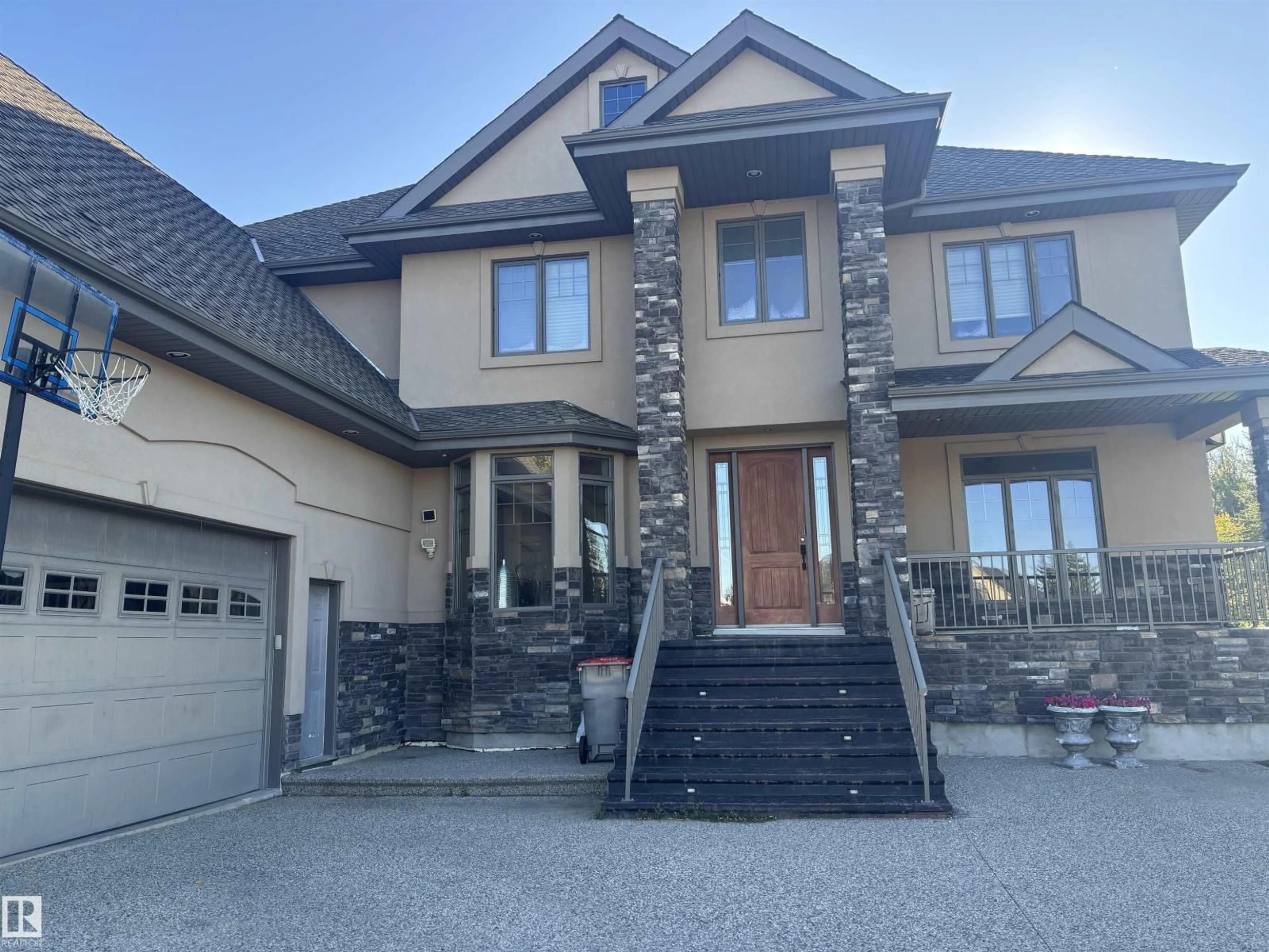 Home with brick exterior material, street for 65 53217 RGE ROAD 263, Rural Parkland County Alberta T7X3G2