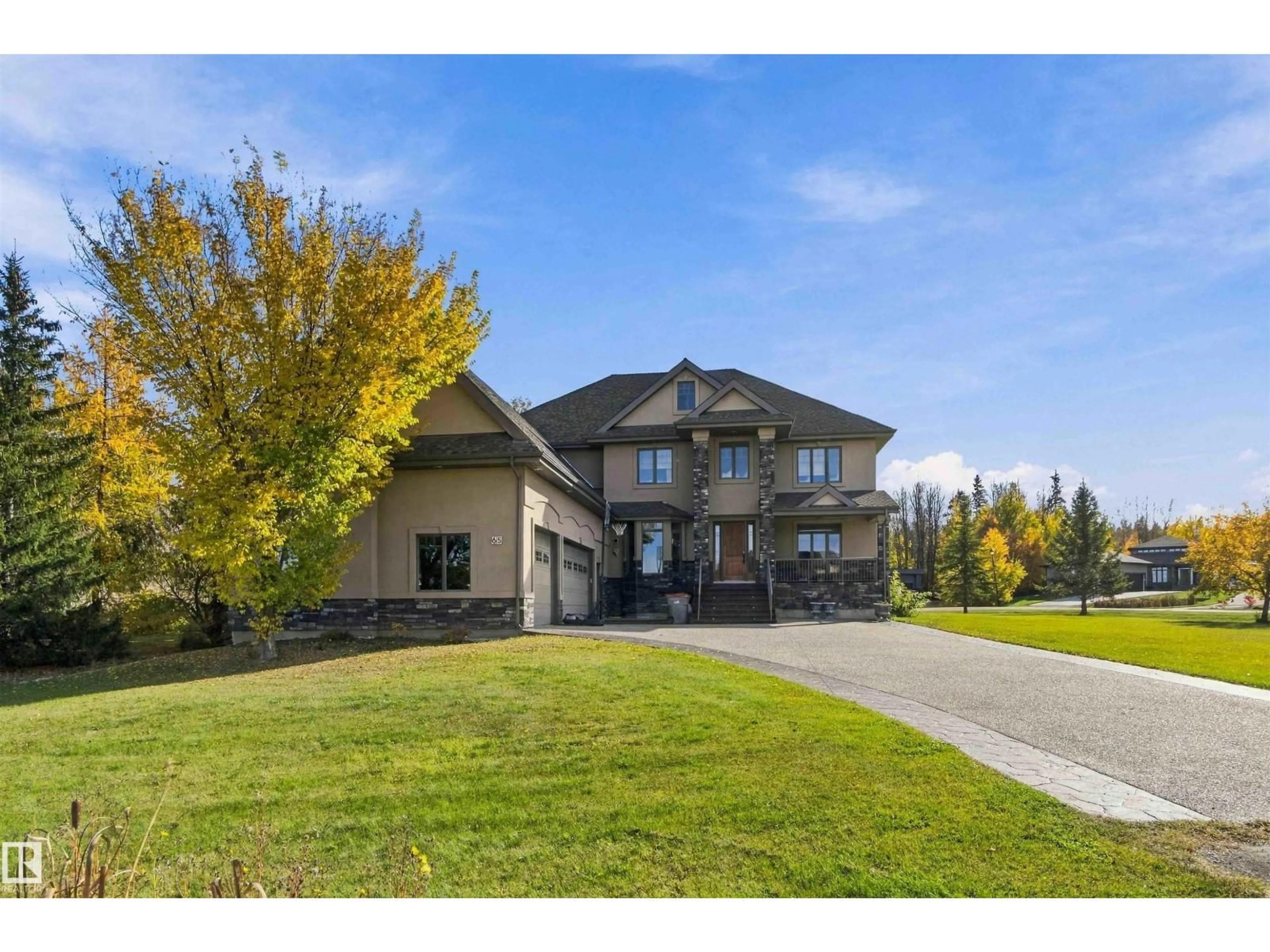 A pic from outside/outdoor area/front of a property/back of a property/a pic from drone, unknown for 65 53217 RGE ROAD 263, Rural Parkland County Alberta T7X3G2