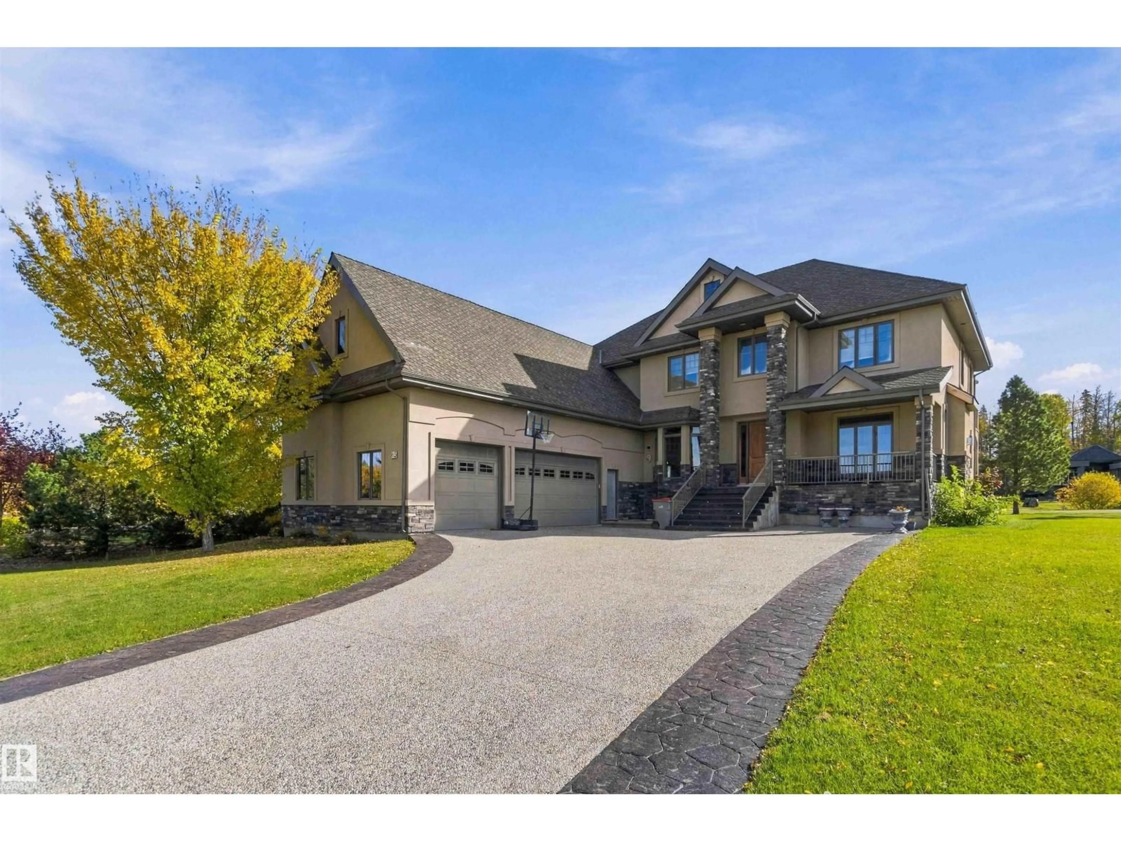 Home with brick exterior material, street for 65 53217 RGE ROAD 263, Rural Parkland County Alberta T7X3G2